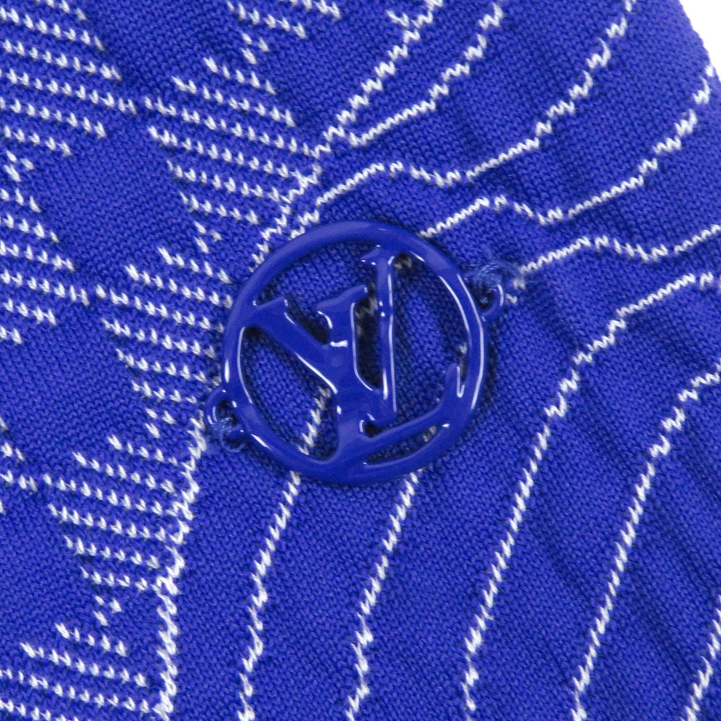 Louis Vuitton Damier Print Shorts Blue M