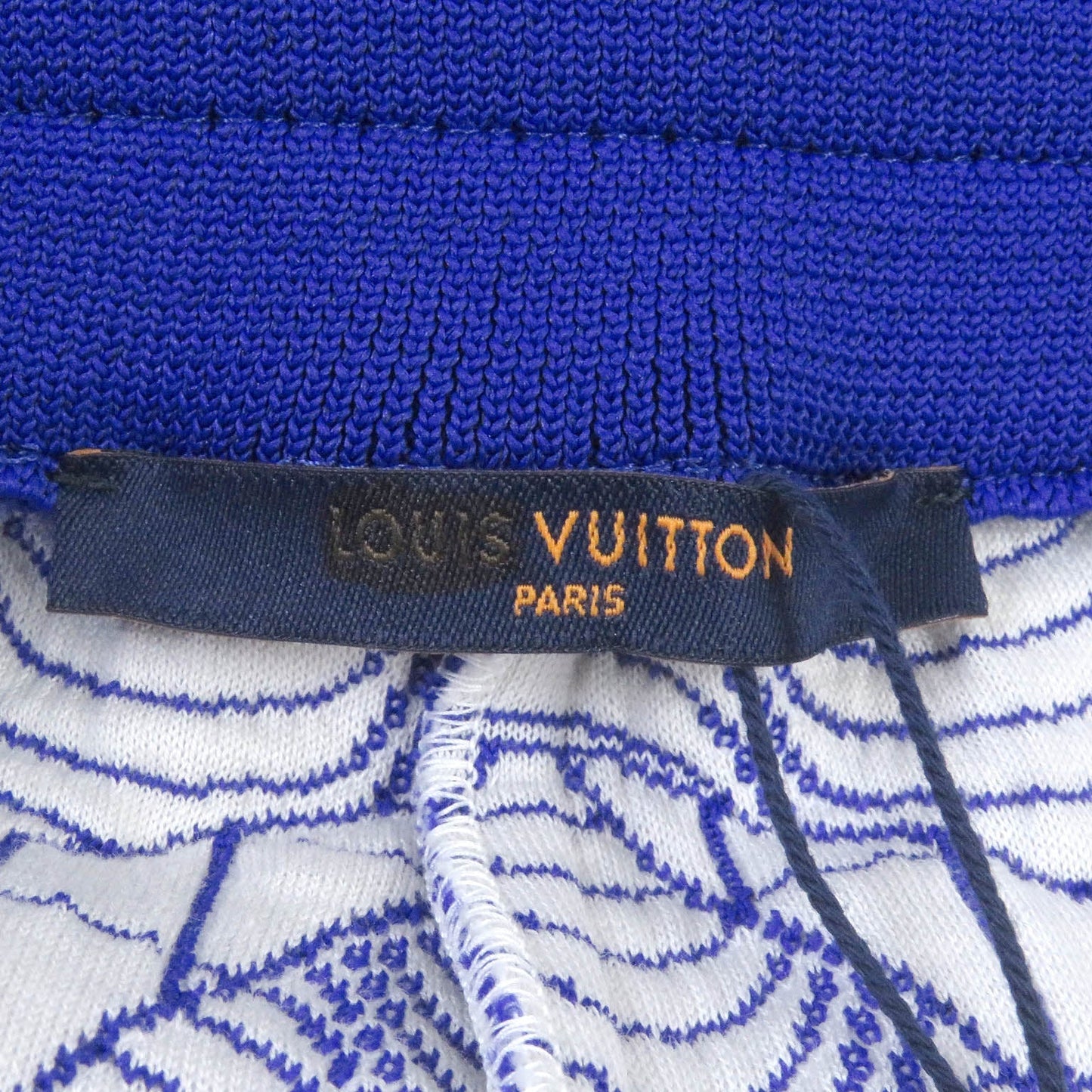 Louis Vuitton Damier Print Shorts Blue M