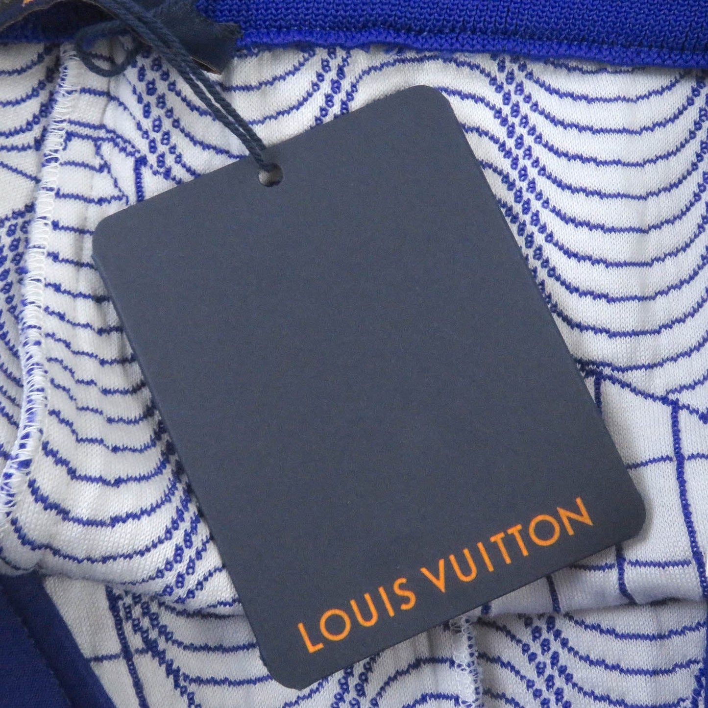 Louis Vuitton Damier Print Shorts Blue M