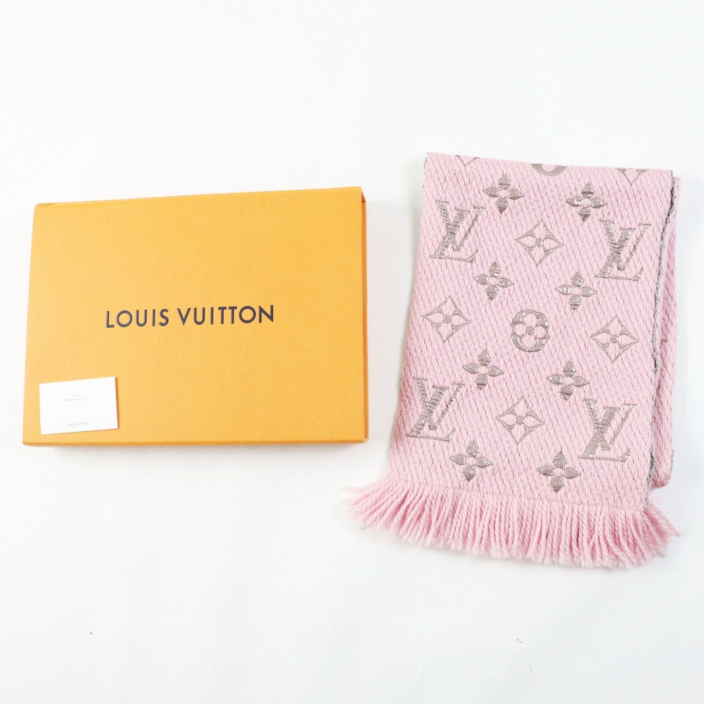 Louis Vuitton Monogram Scarf Rose Valerine