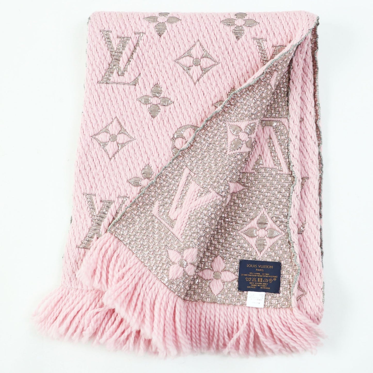 Louis Vuitton Monogram Scarf Rose Valerine