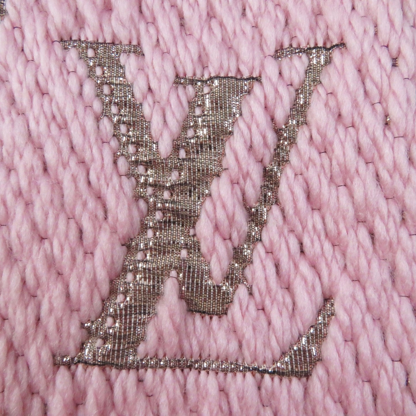 Louis Vuitton Monogram Scarf Rose Valerine