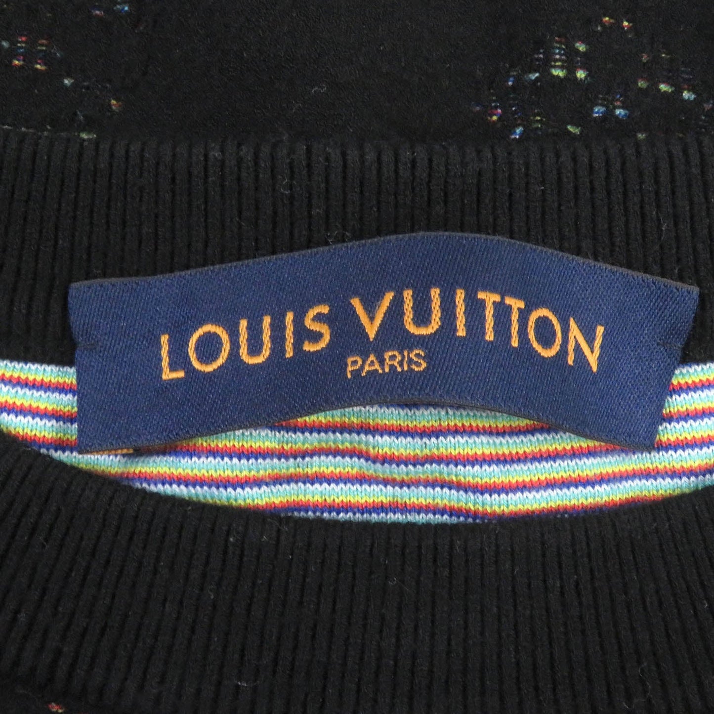 Louis Vuitton Monogram Knit Black XL