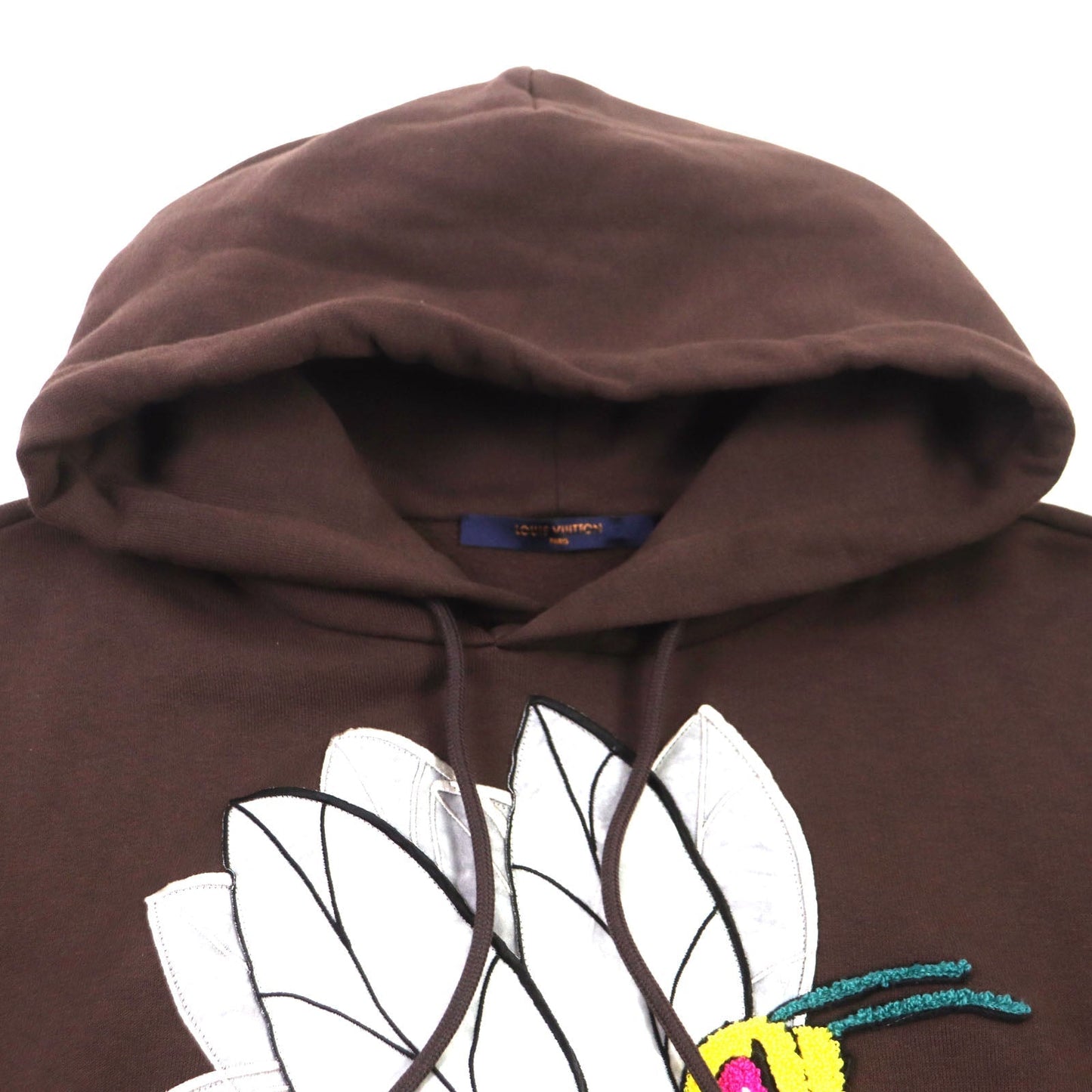 Louis Vuitton Graphic Bee Patch Hoodie Brown S
