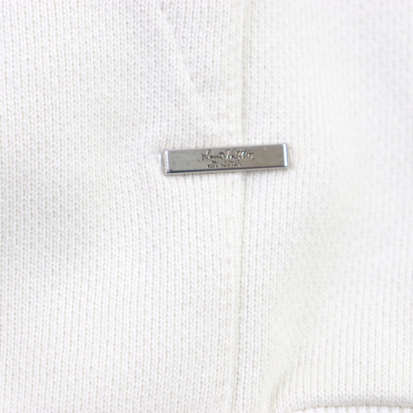 Louis Vuitton Cotton Fleece Pullover Ivory M