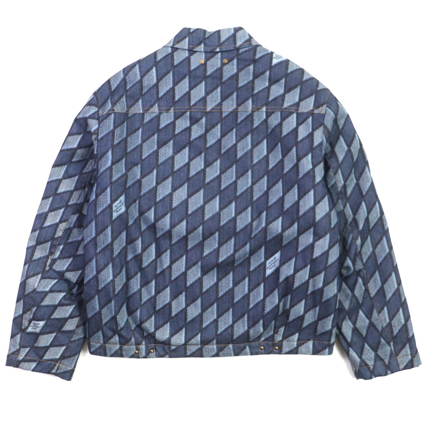 Louis Vuitton Diamond Damier Padded Denim Jacket