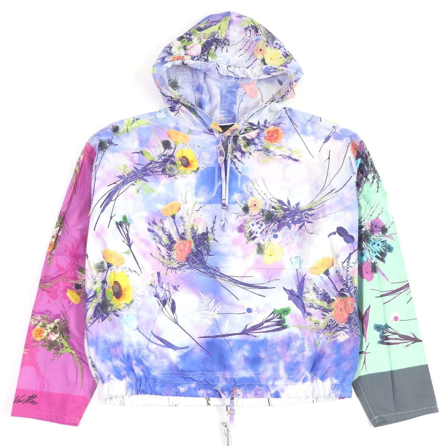 Louis Vuitton Cotton Anorak Pullover Blue M