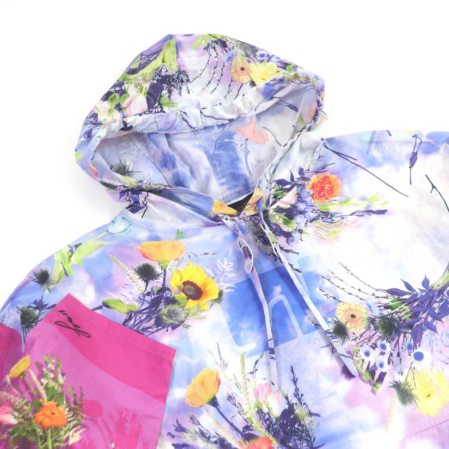 Louis Vuitton Cotton Anorak Pullover Blue M
