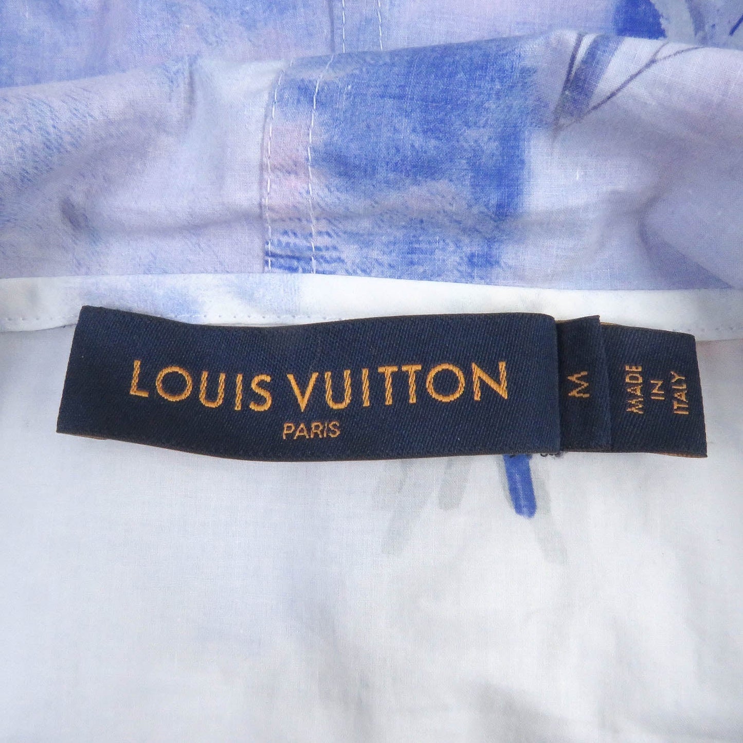 Louis Vuitton Cotton Anorak Pullover Blue M
