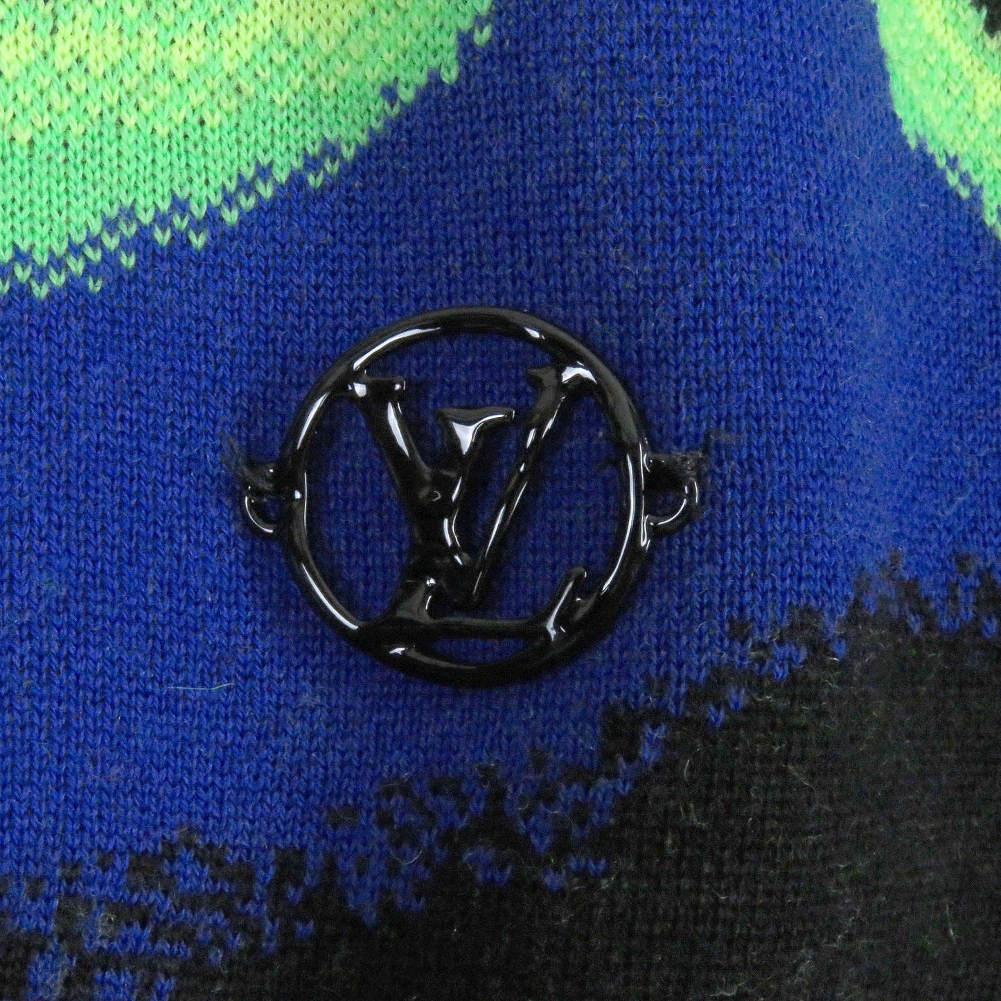 Louis Vuitton Wool Graphic Print Knit Multicolor M
