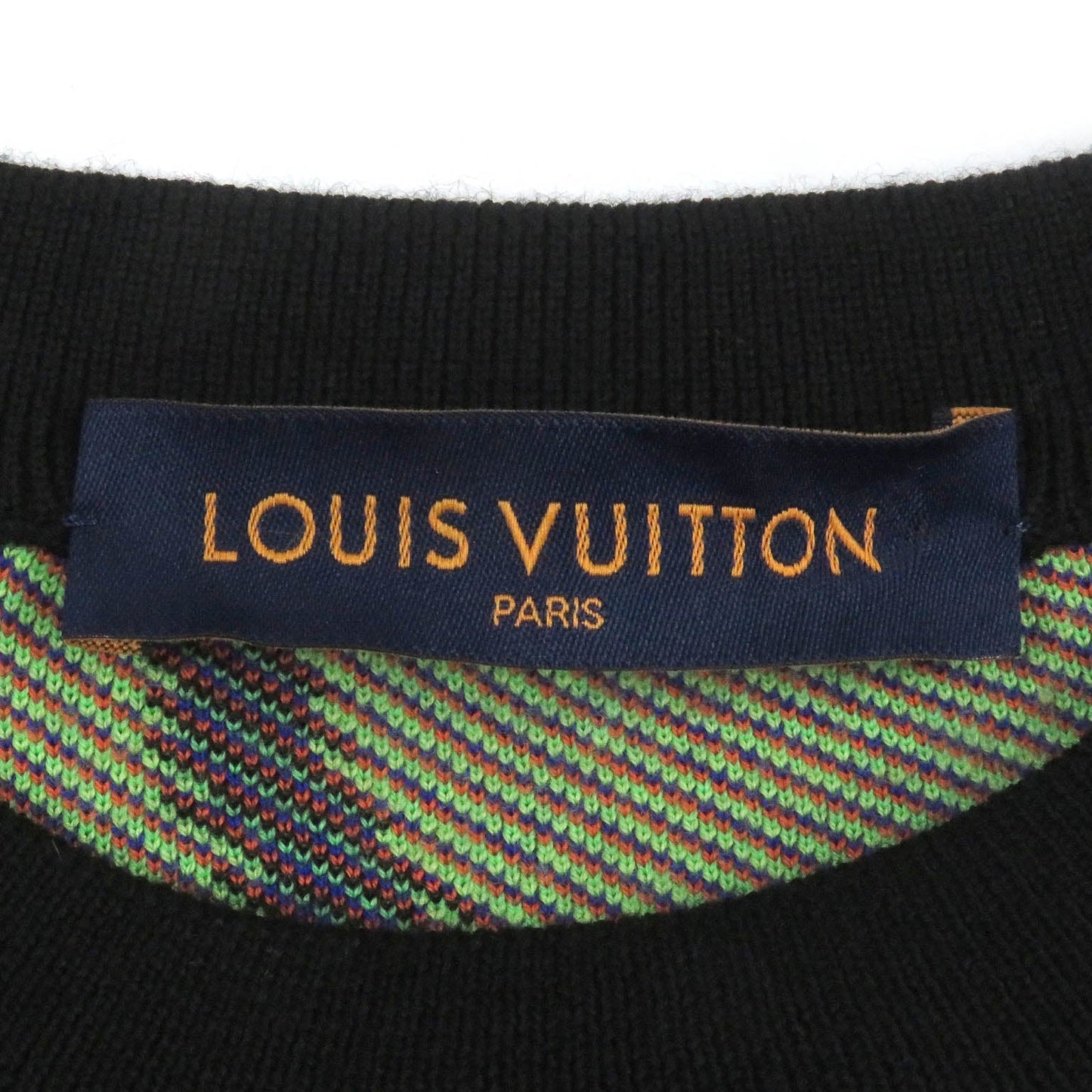 Louis Vuitton Wool Graphic Print Knit Multicolor M