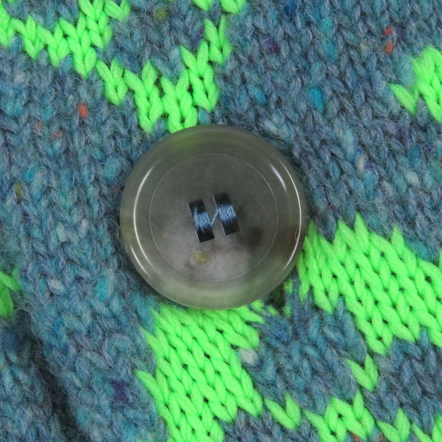 Louis Vuitton Monogram Knit Cardigan Blue S