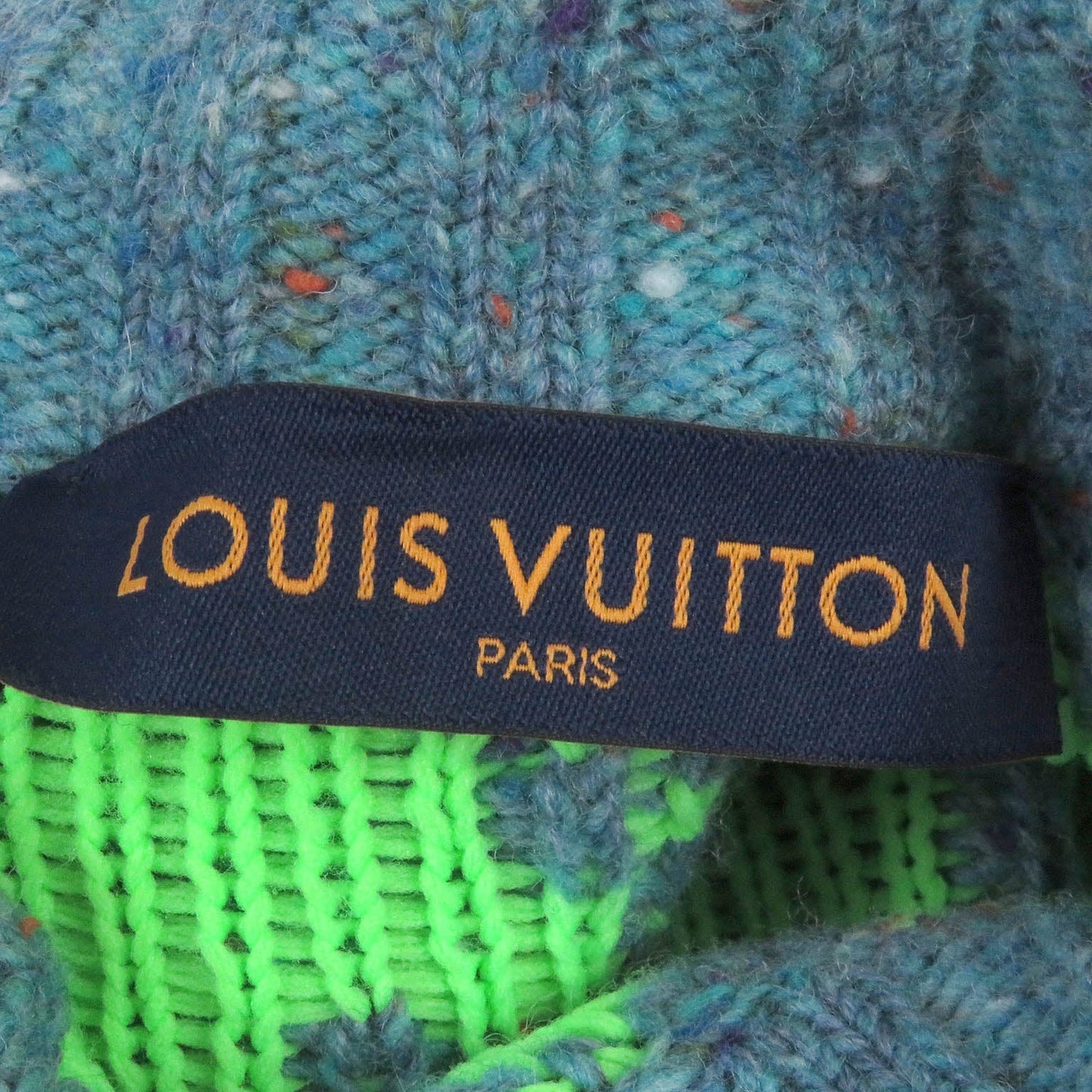 Louis Vuitton Monogram Knit Cardigan Blue S