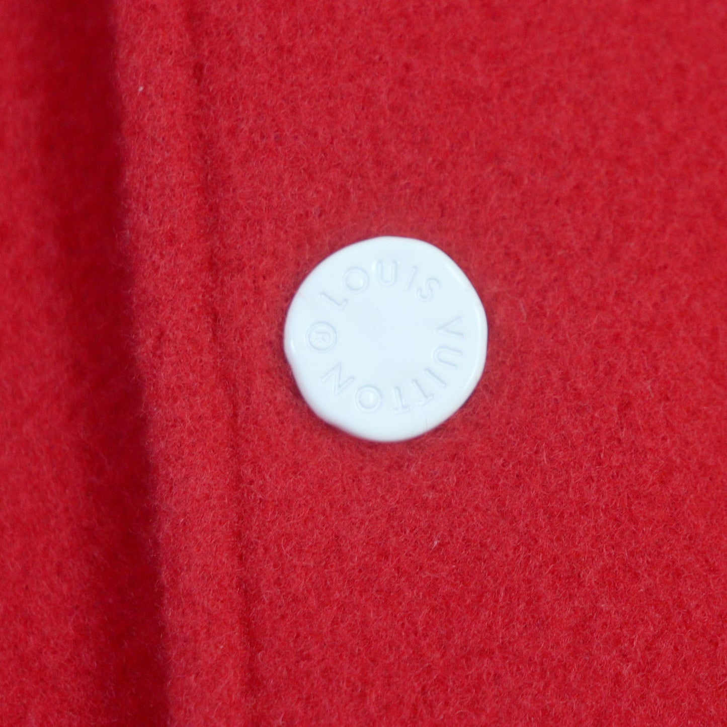 Louis Vuitton Embroidered Varsity Jacket Red White