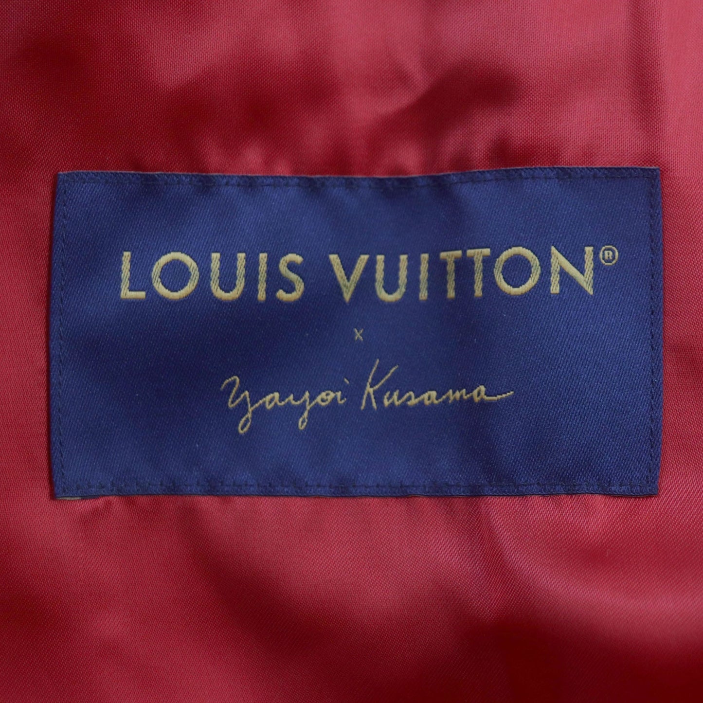Louis Vuitton Embroidered Varsity Jacket Red White