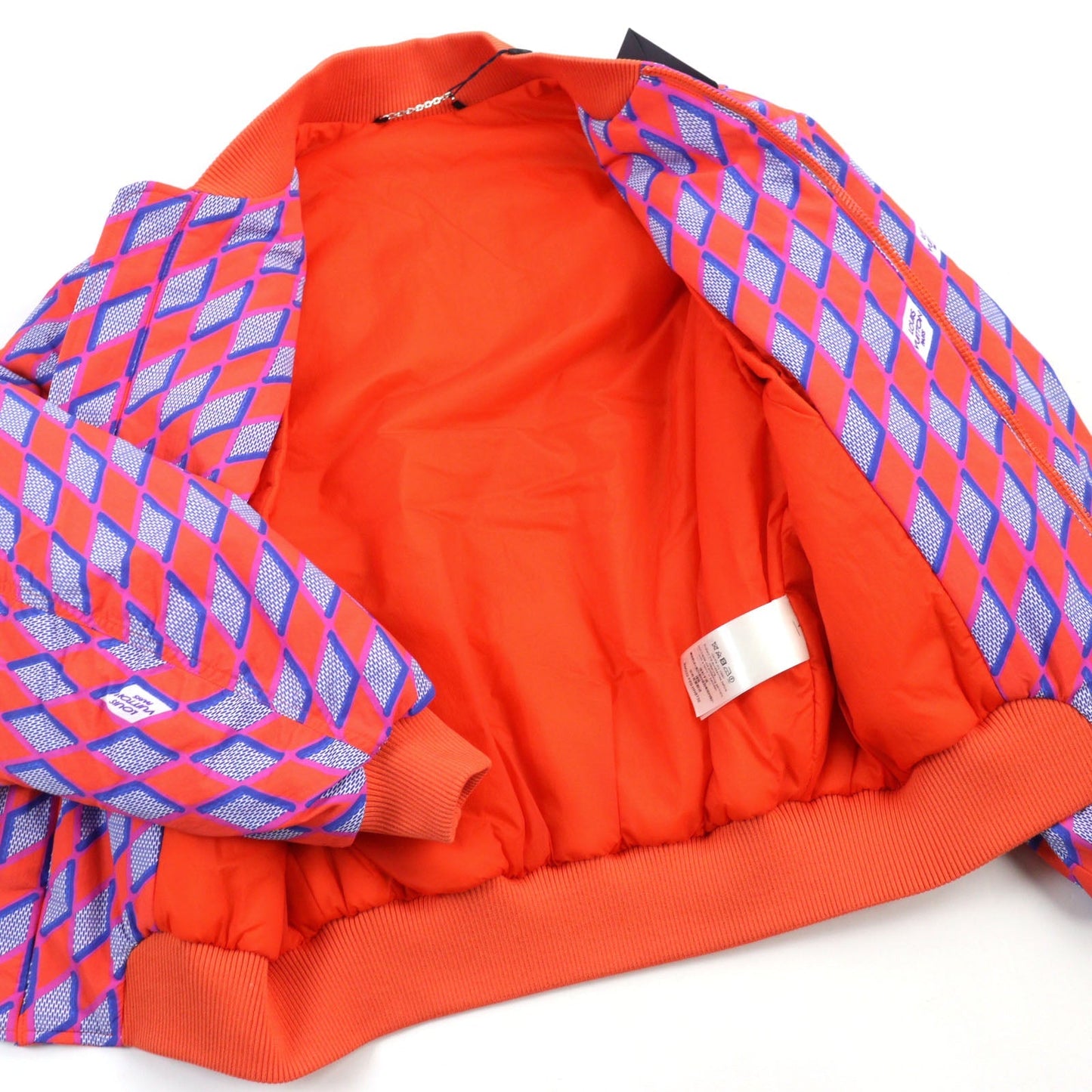Louis Vuitton Nylon Bomber Jacket Orange 46