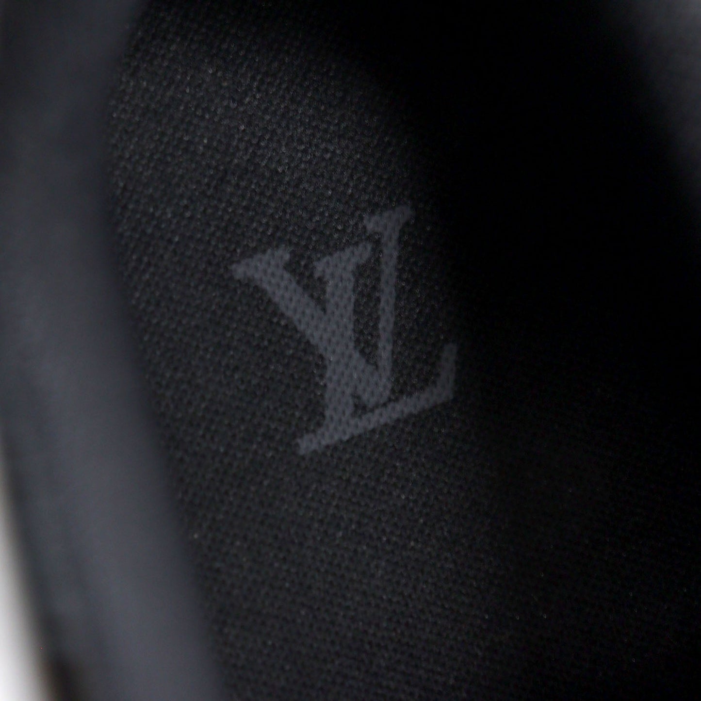 Louis Vuitton Damier Monogram Leather Sneakers Black 8.5