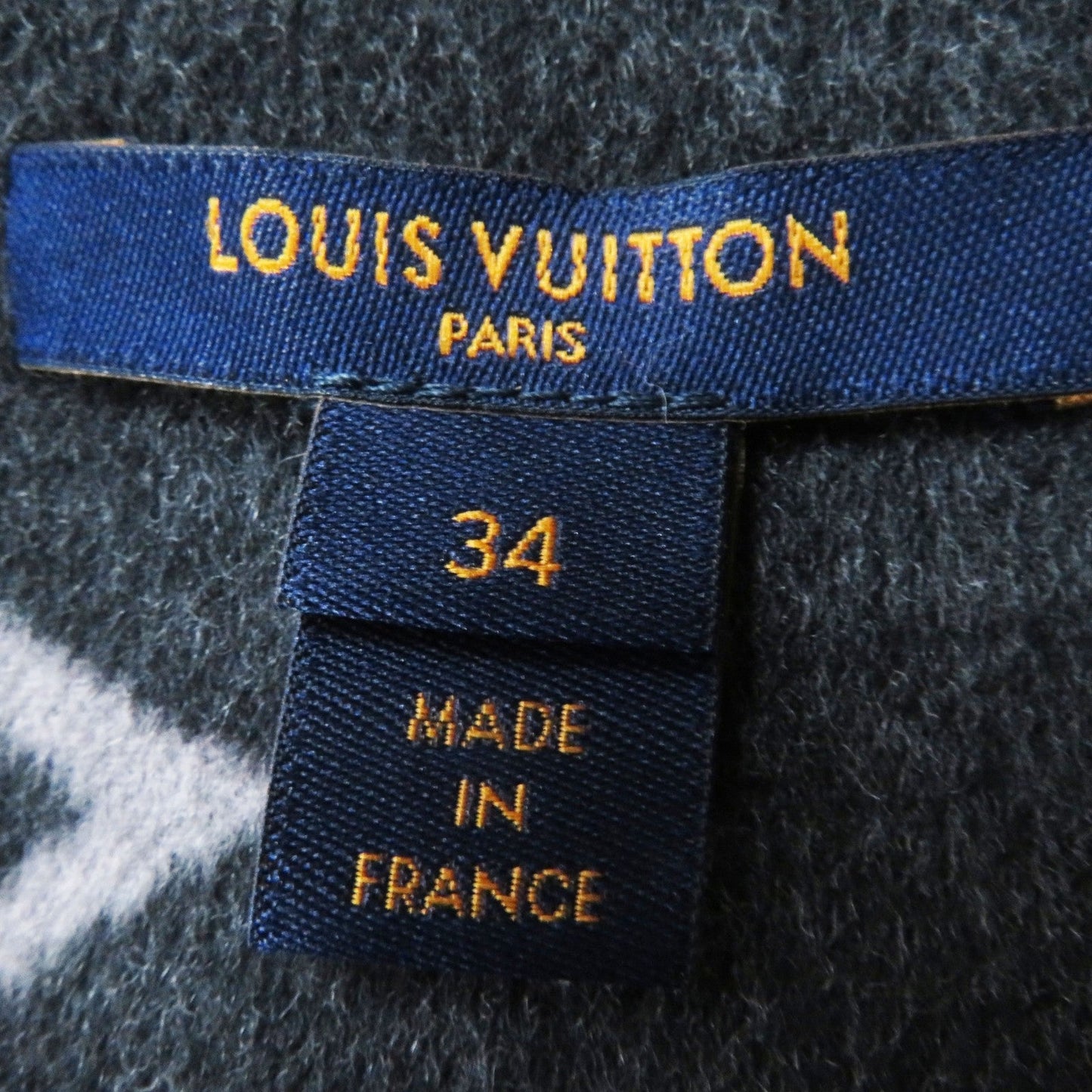 Louis Vuitton Wool Silk Monogram Dress