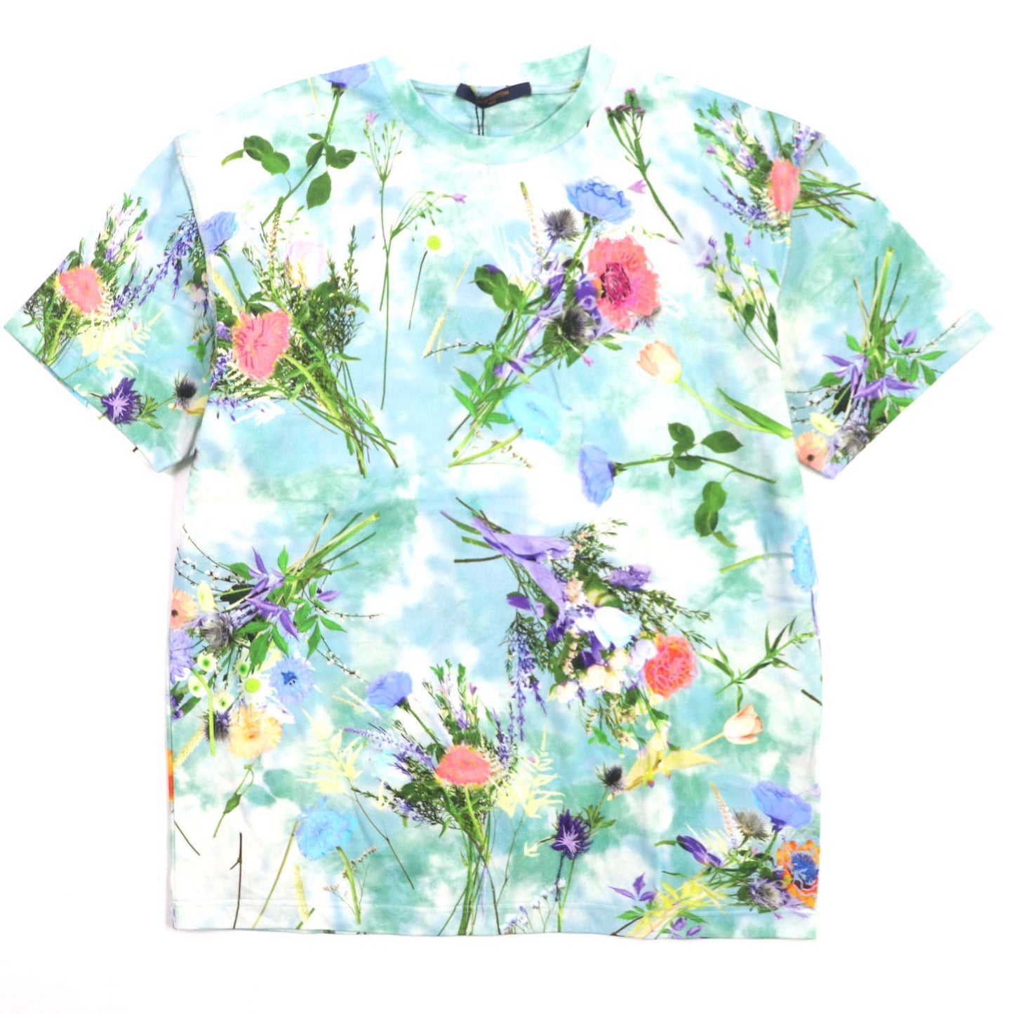 Louis Vuitton Floral Embroidered Crew Neck T-Shirt