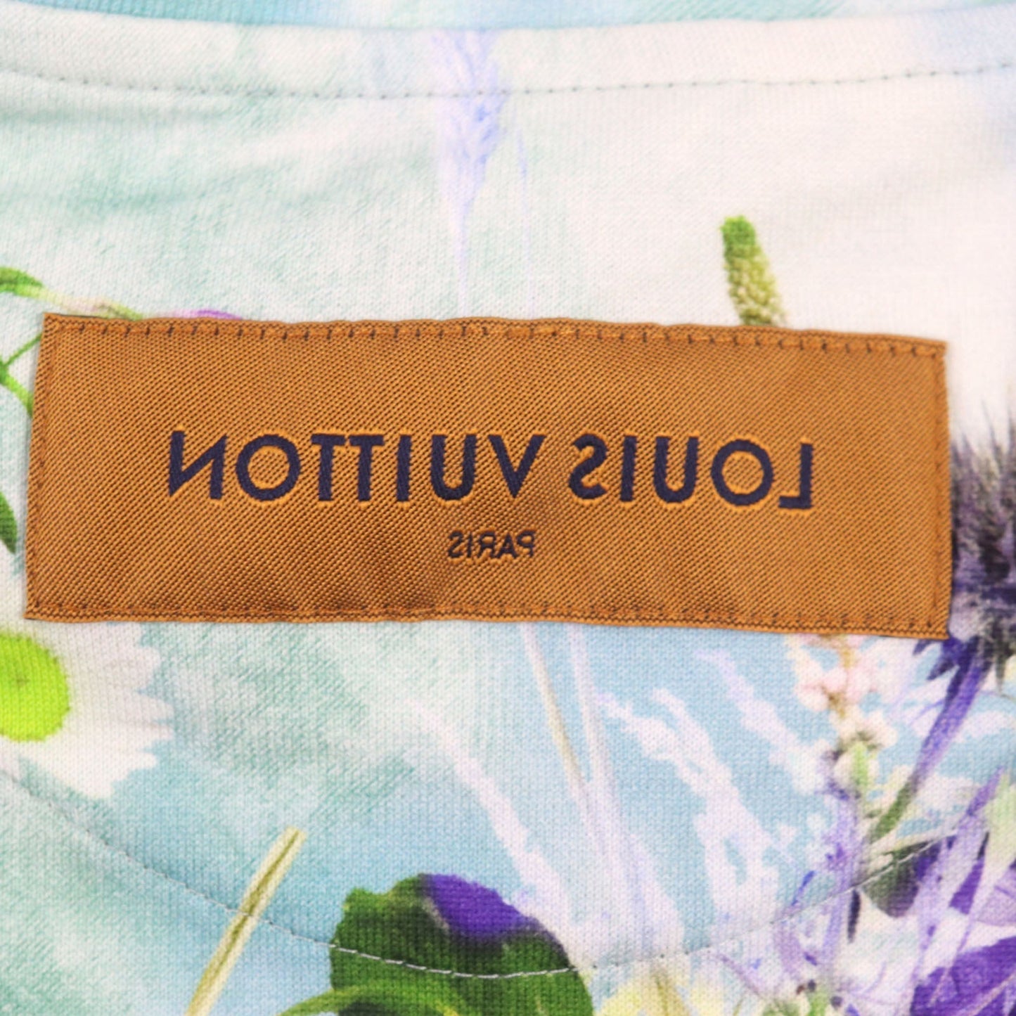 Louis Vuitton Floral Embroidered Crew Neck T-Shirt