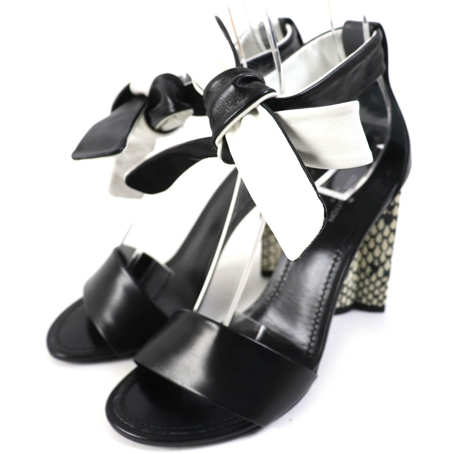 Louis Vuitton Python-embossed Leather Sandals