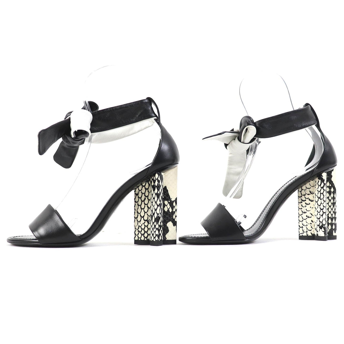 Louis Vuitton Python-embossed Leather Sandals