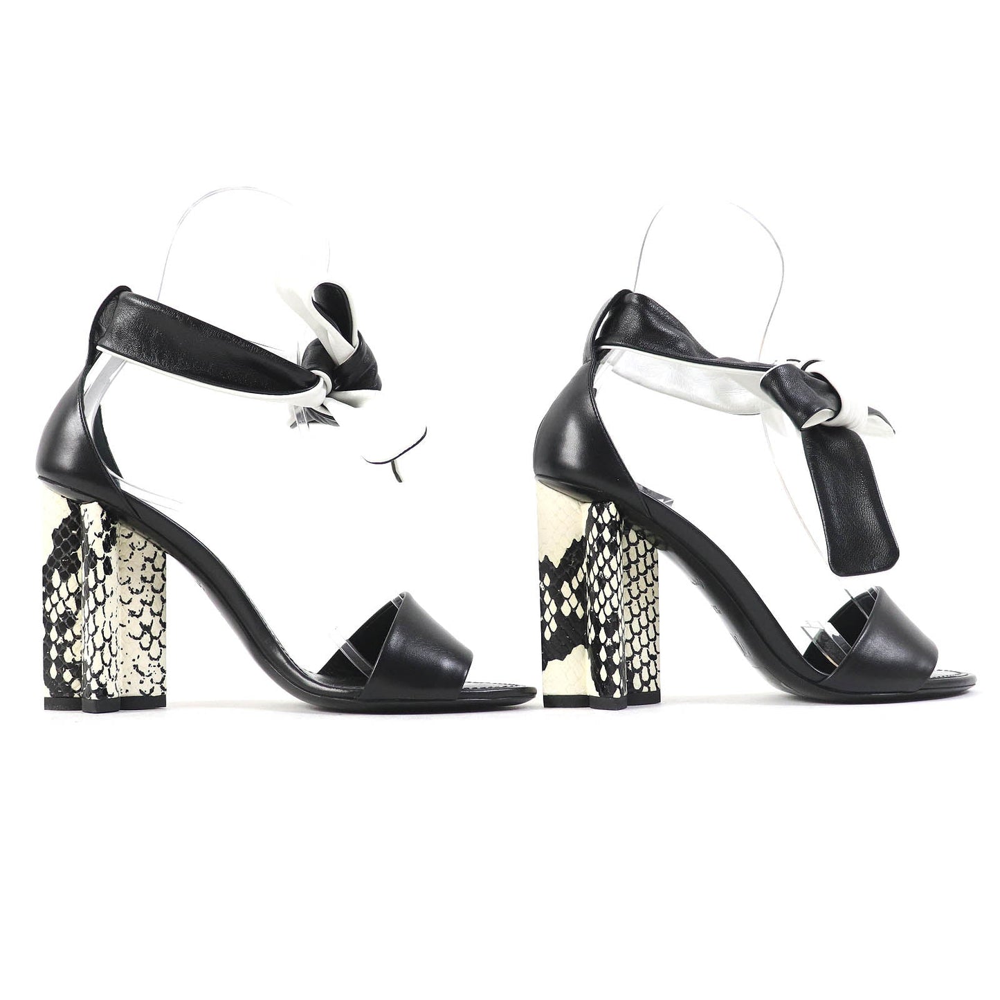 Louis Vuitton Python-embossed Leather Sandals