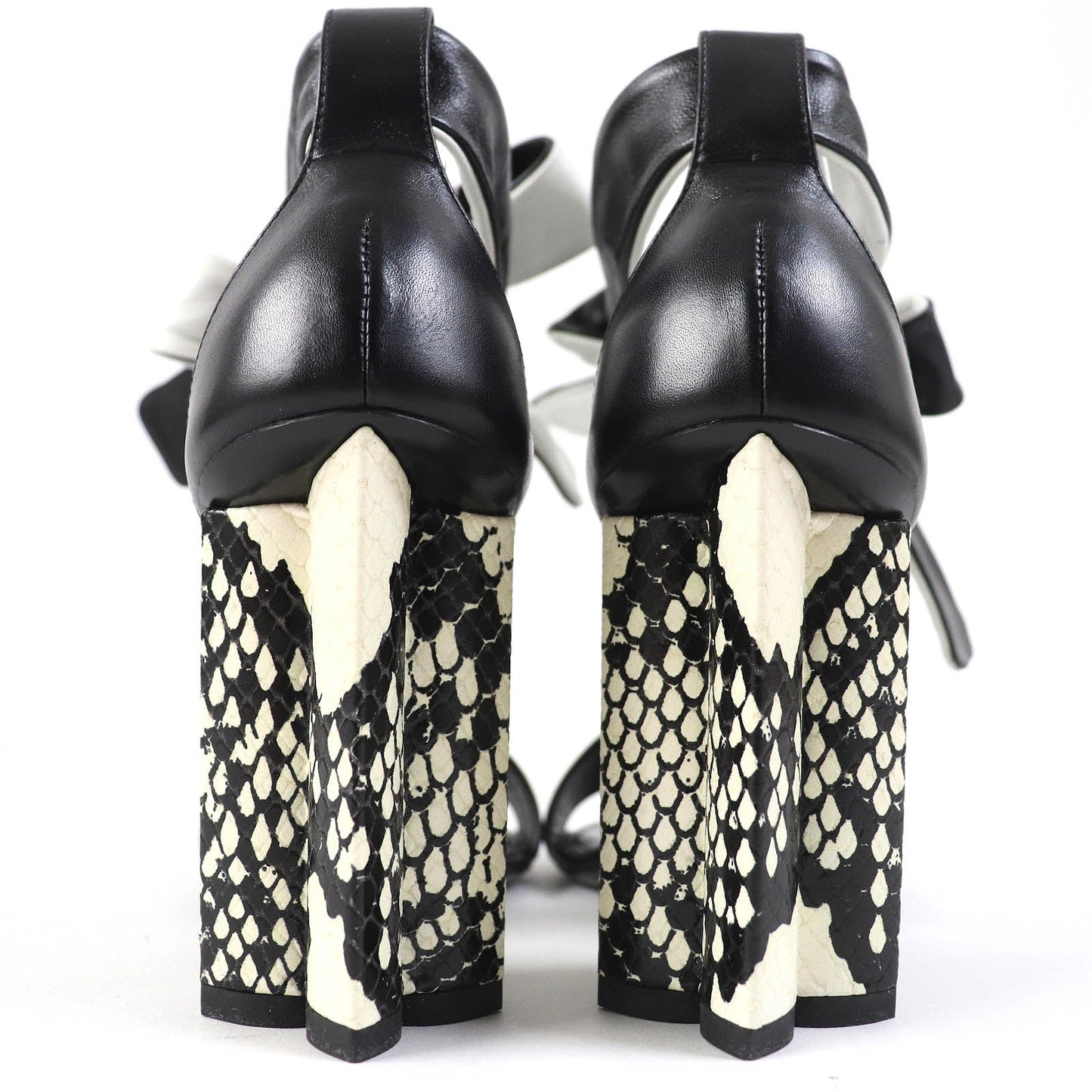 Louis Vuitton Python-embossed Leather Sandals