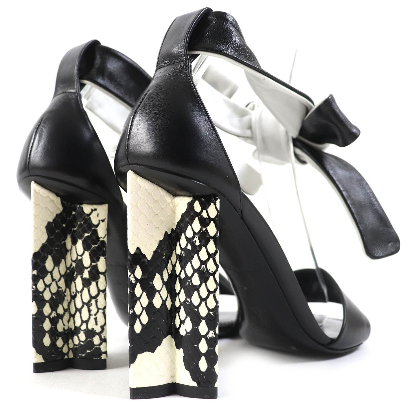 Louis Vuitton Python-embossed Leather Sandals