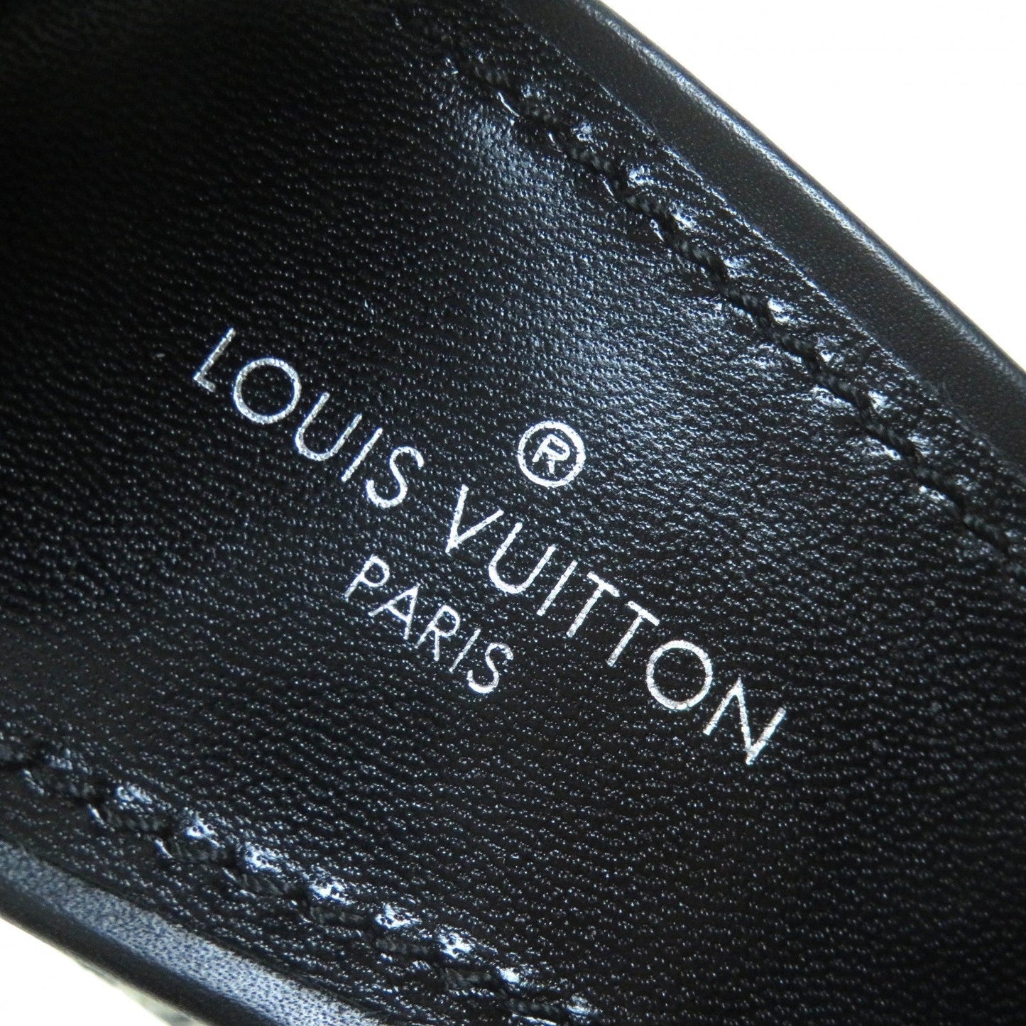 Louis Vuitton Python-embossed Leather Sandals