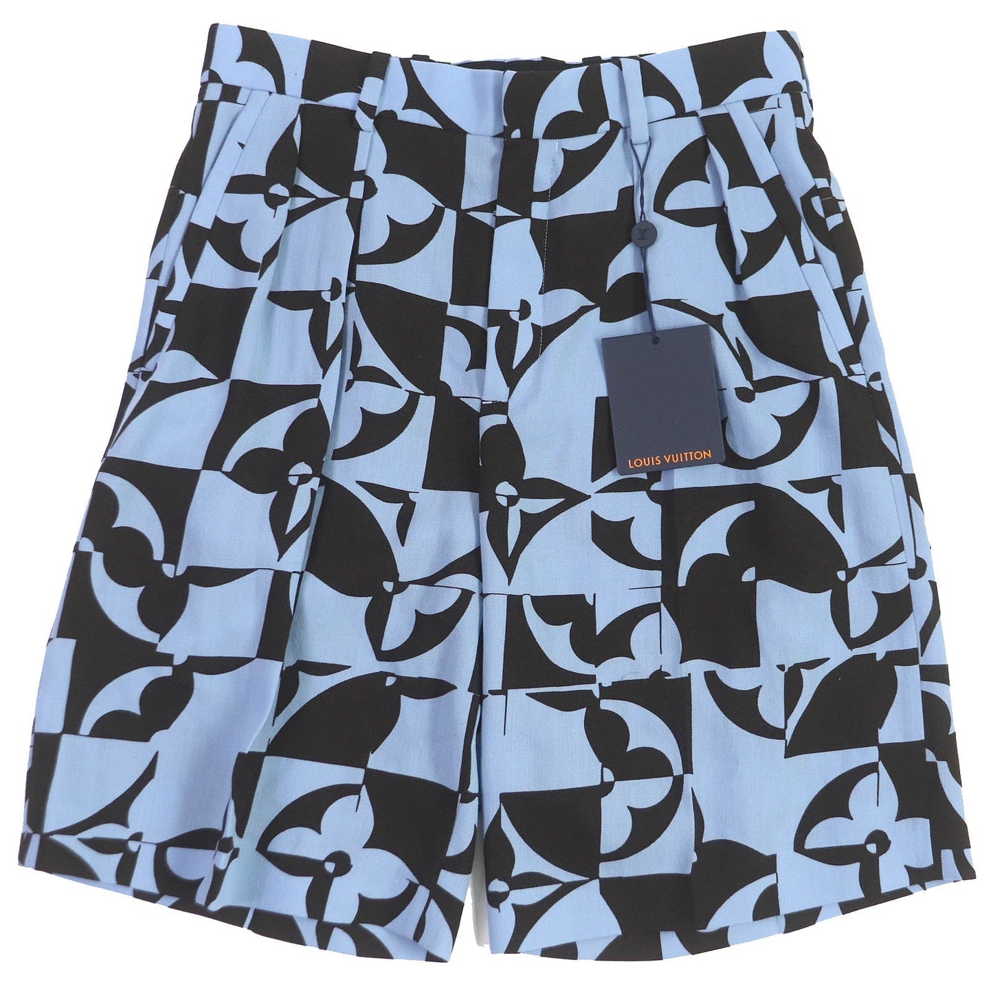 Louis Vuitton Monogram Flower Pleated Shorts