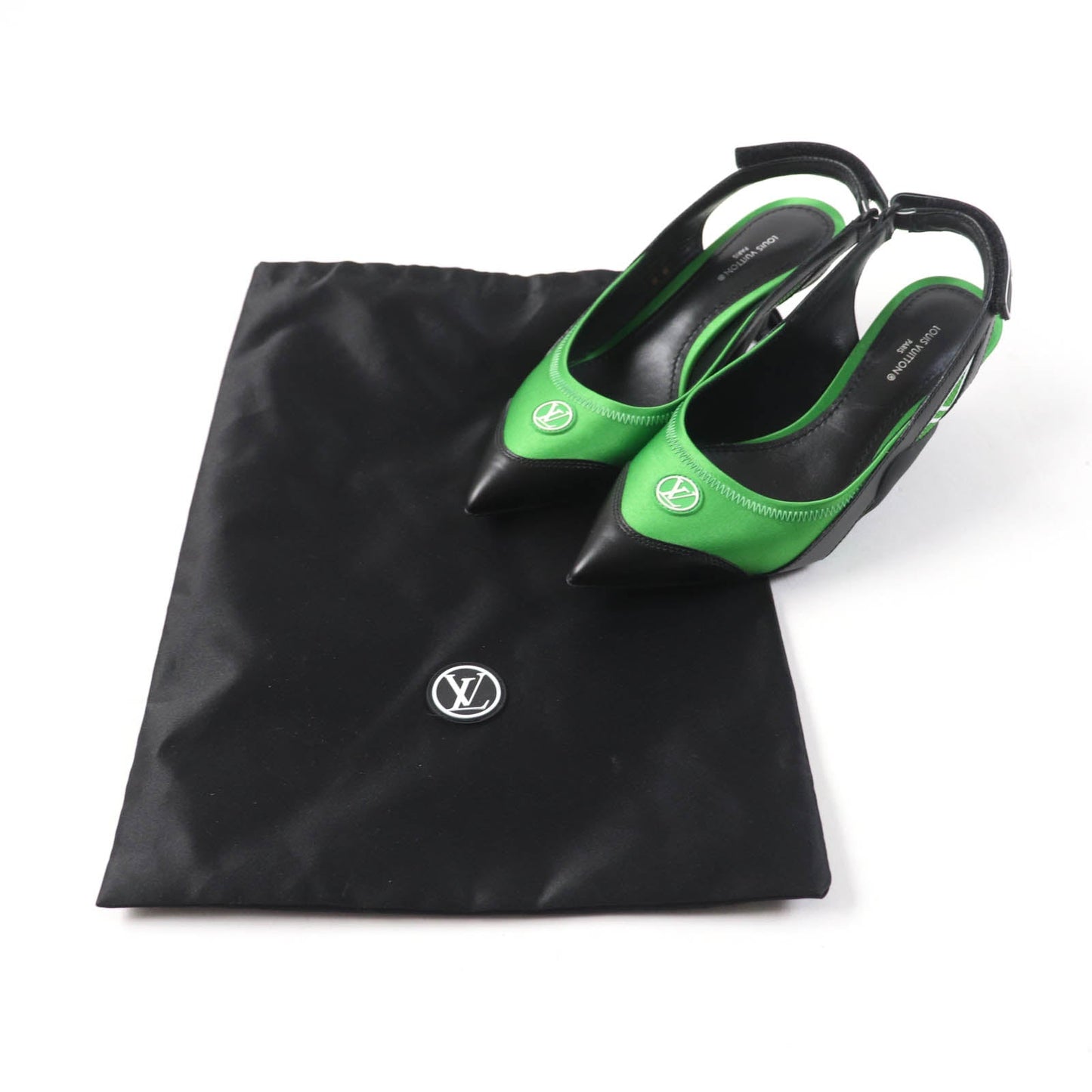 Louis Vuitton Pointed Toe Back Strap Pumps