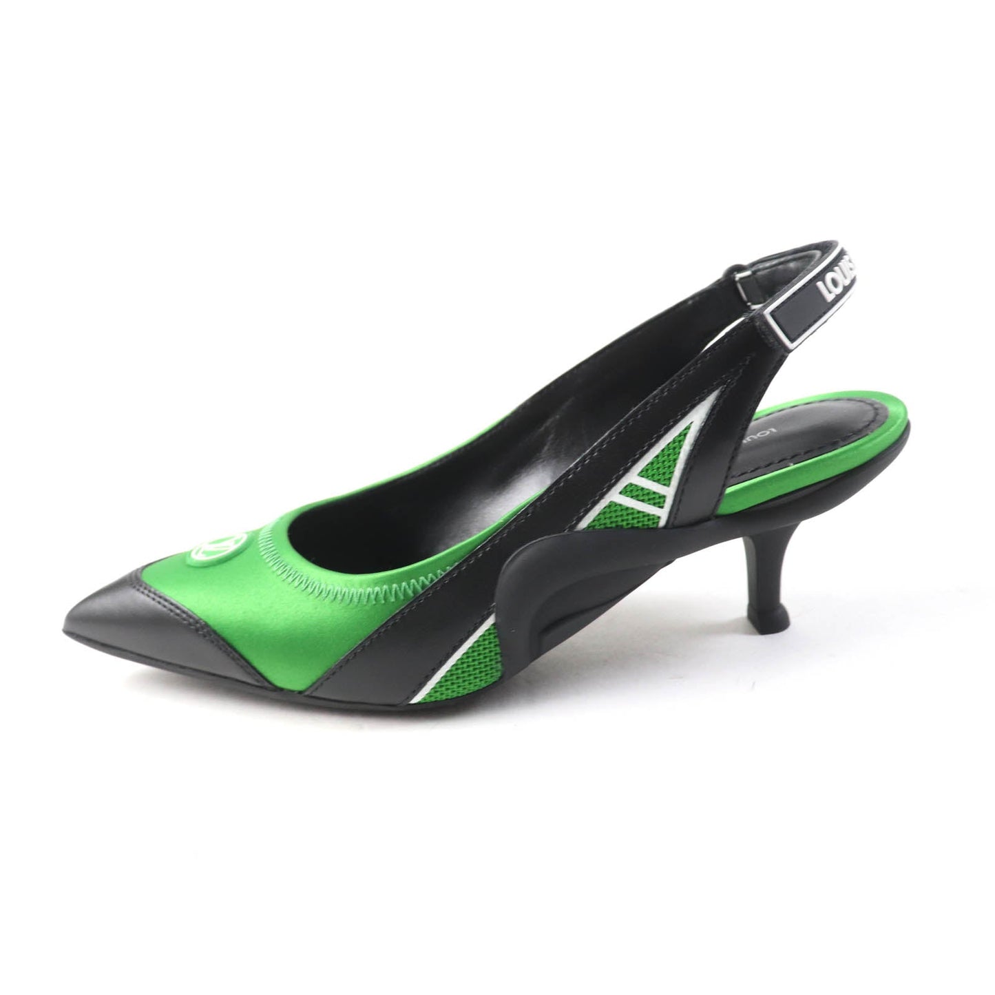 Louis Vuitton Pointed Toe Back Strap Pumps