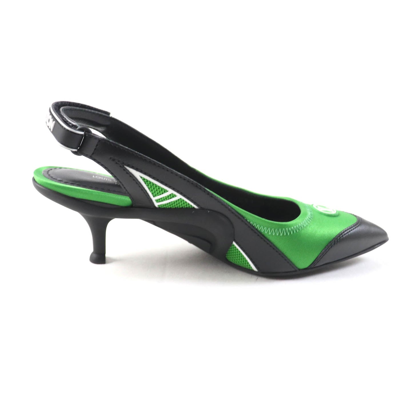 Louis Vuitton Pointed Toe Back Strap Pumps
