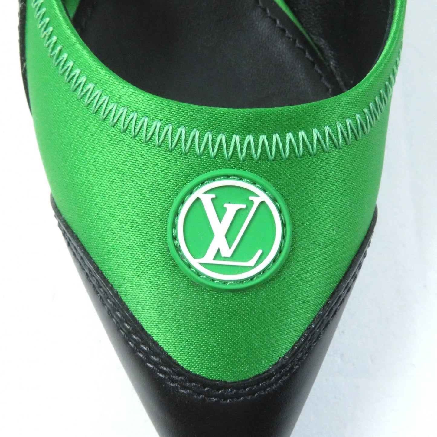 Louis Vuitton Pointed Toe Back Strap Pumps