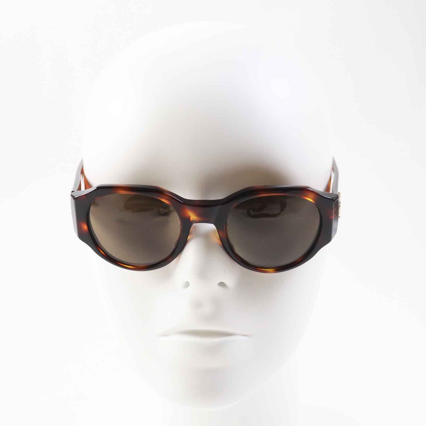 Chanel COCO Mark Tortoiseshell Sunglasses