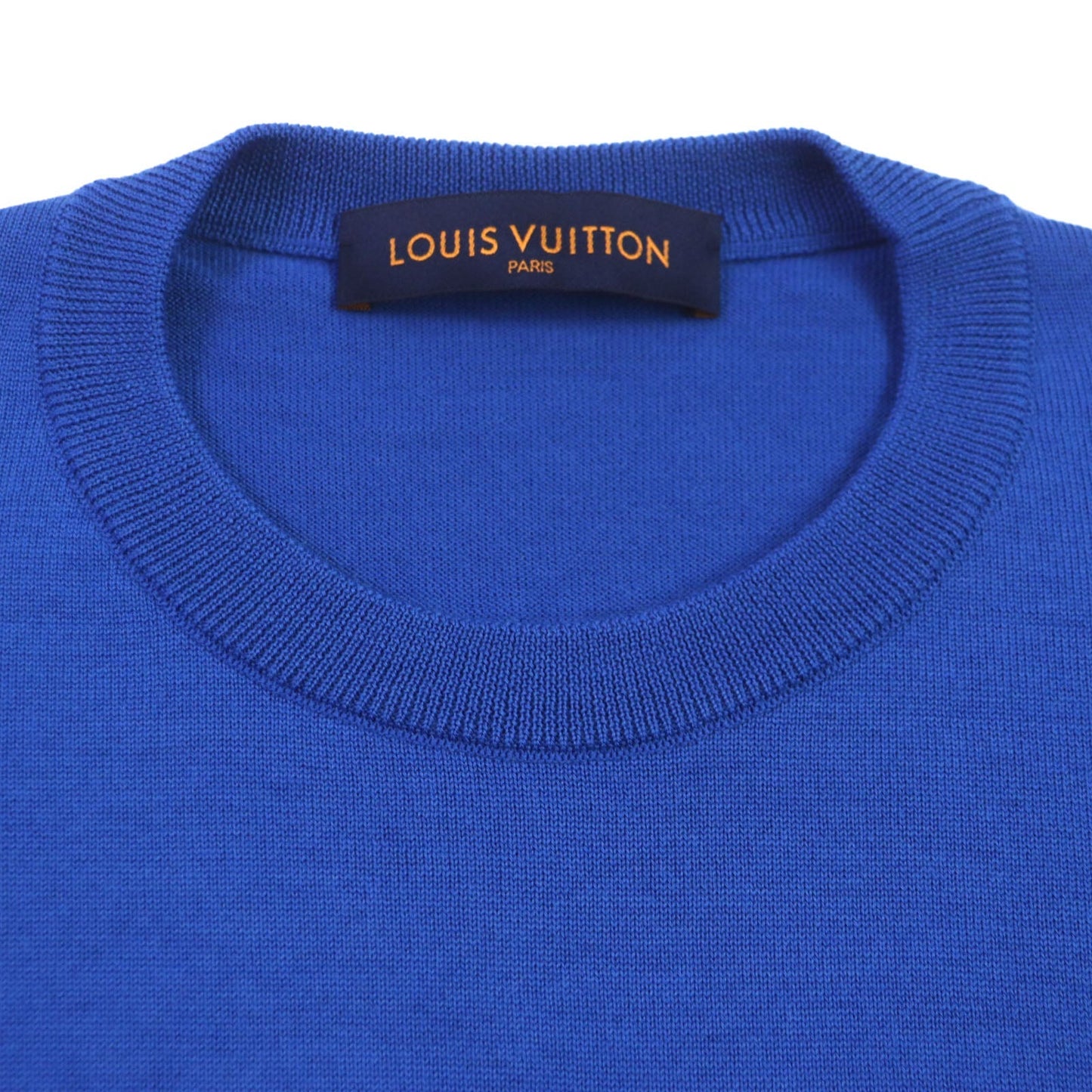 Louis Vuitton Cloud Jacquard Wool LV Logo Crew Neck Tee