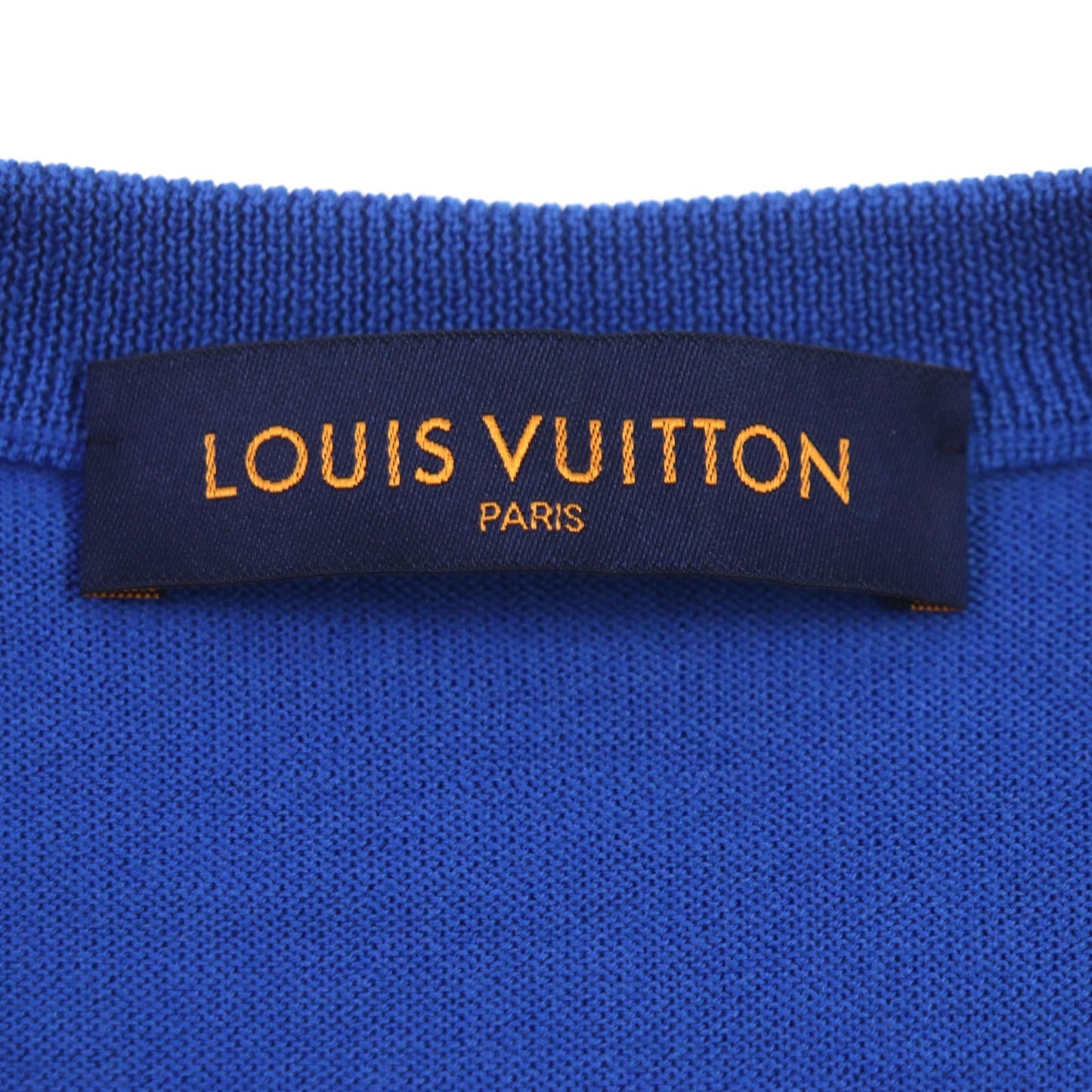 Louis Vuitton Cloud Jacquard Wool LV Logo Crew Neck Tee