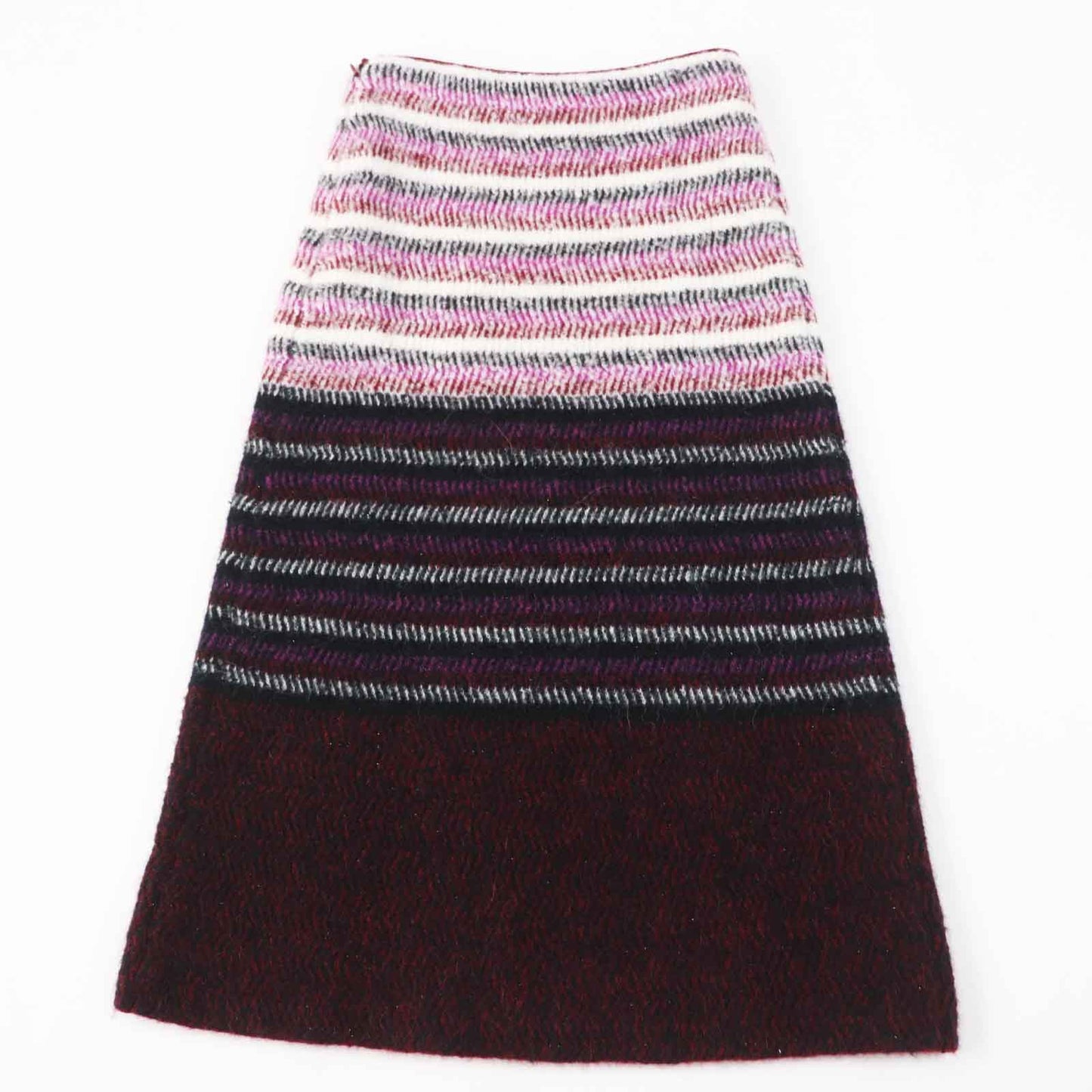 Chanel Cashmere Wool Silk Long Knit Skirt