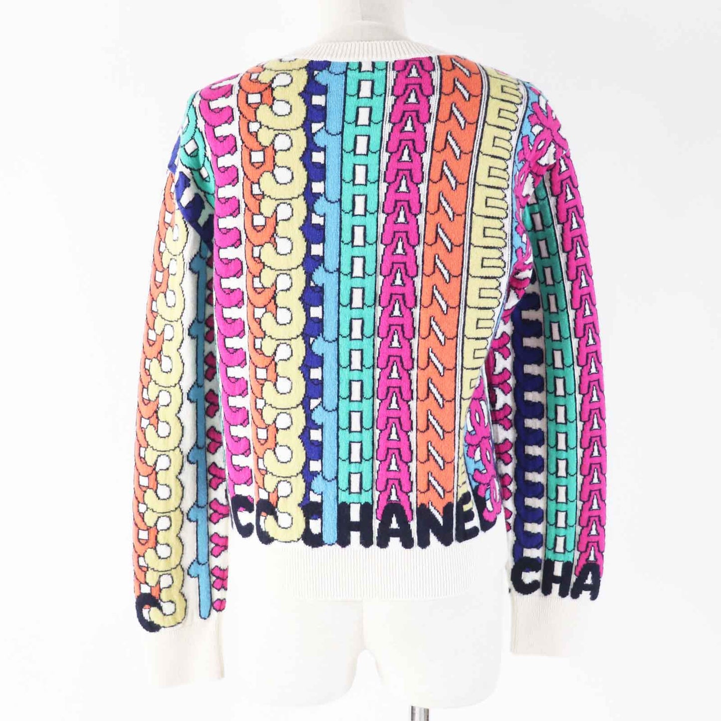 Chanel Cashmere COCO Mark Stone Knit Women