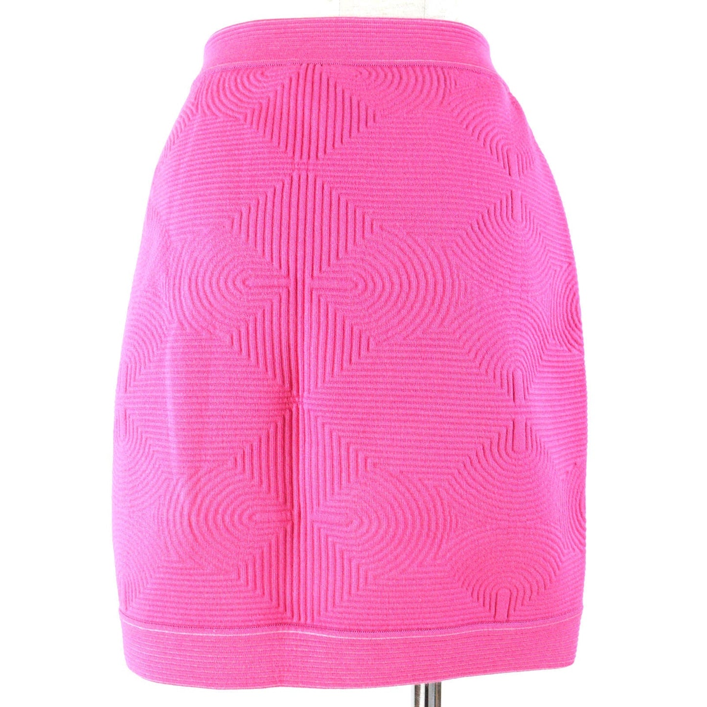 Chanel Knit Skirt Pink 34 COCO Mark