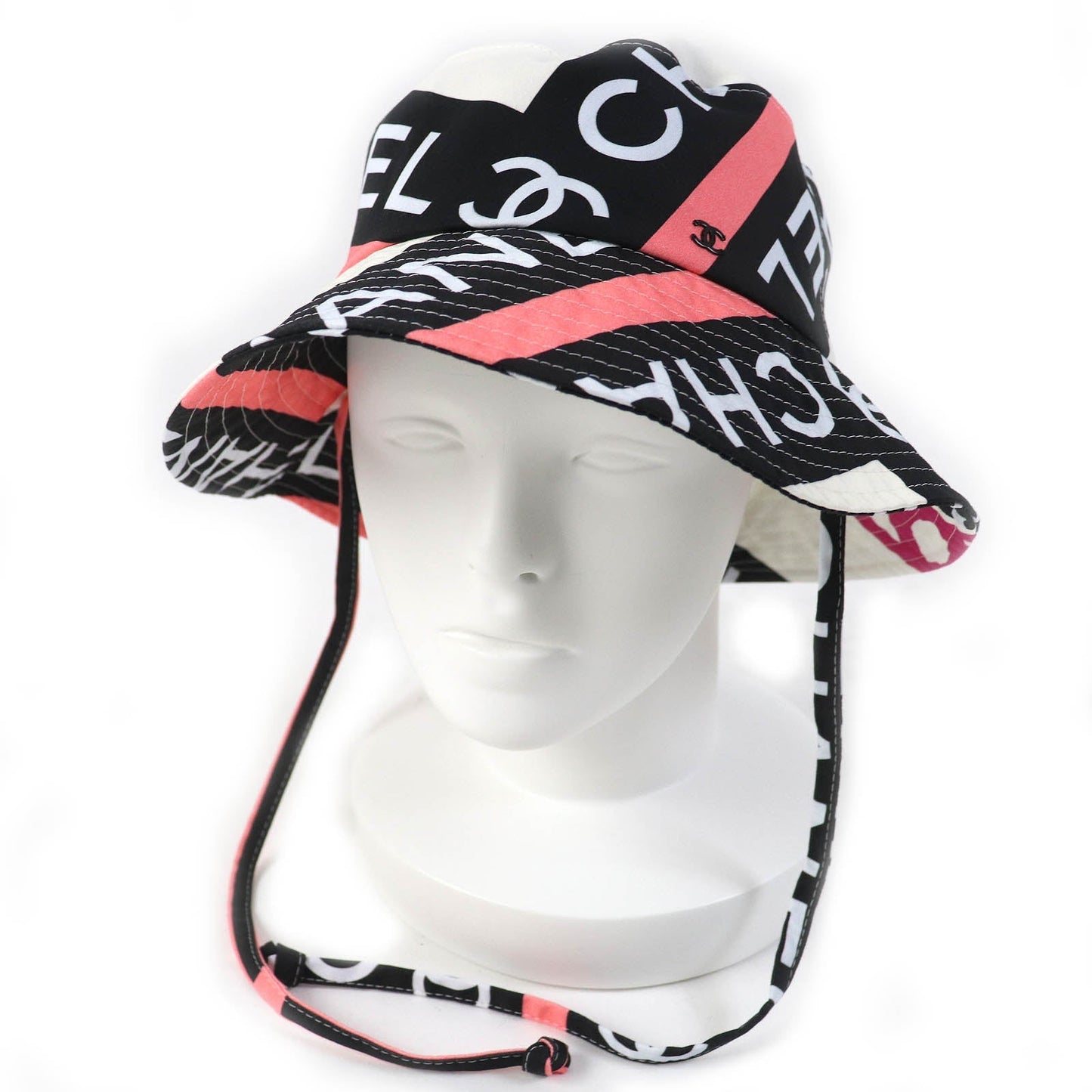 Chanel Cotton Logo Bucket Hat M