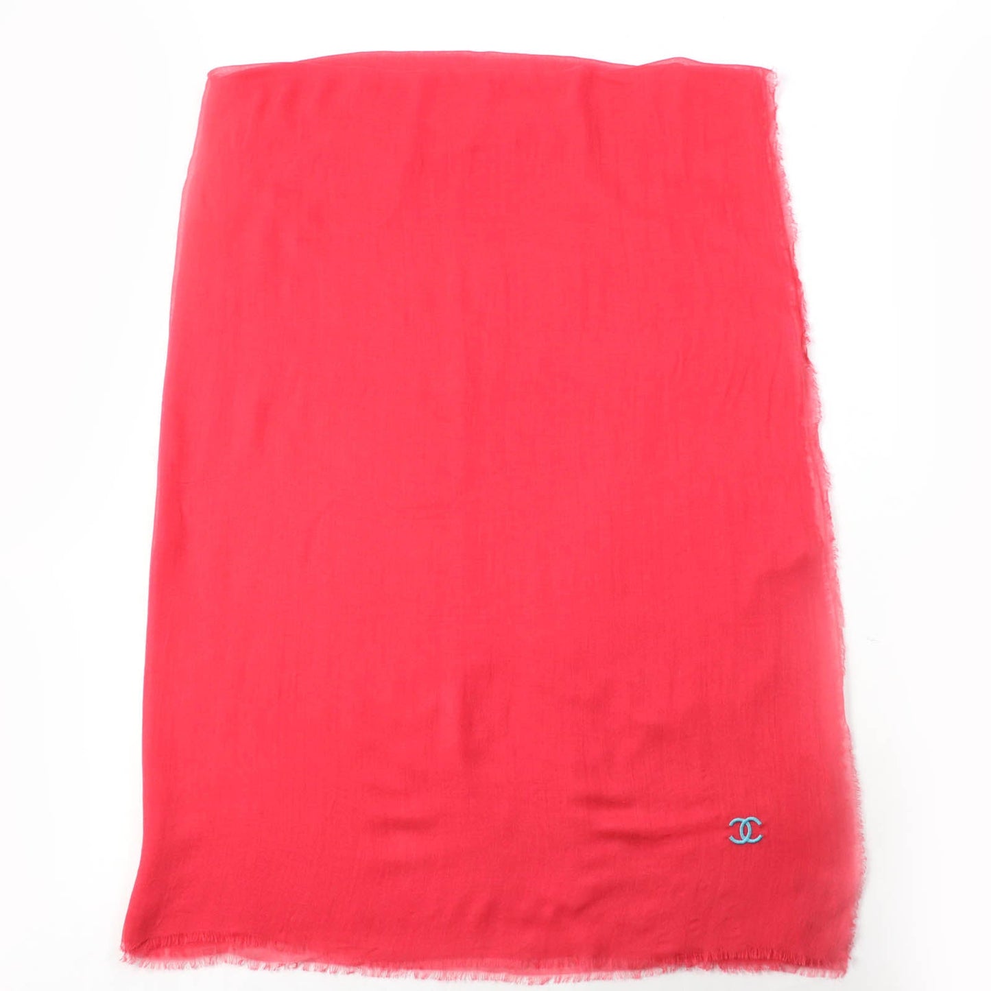 Chanel Modal Cashmere COCO Mark Scarf Shawl