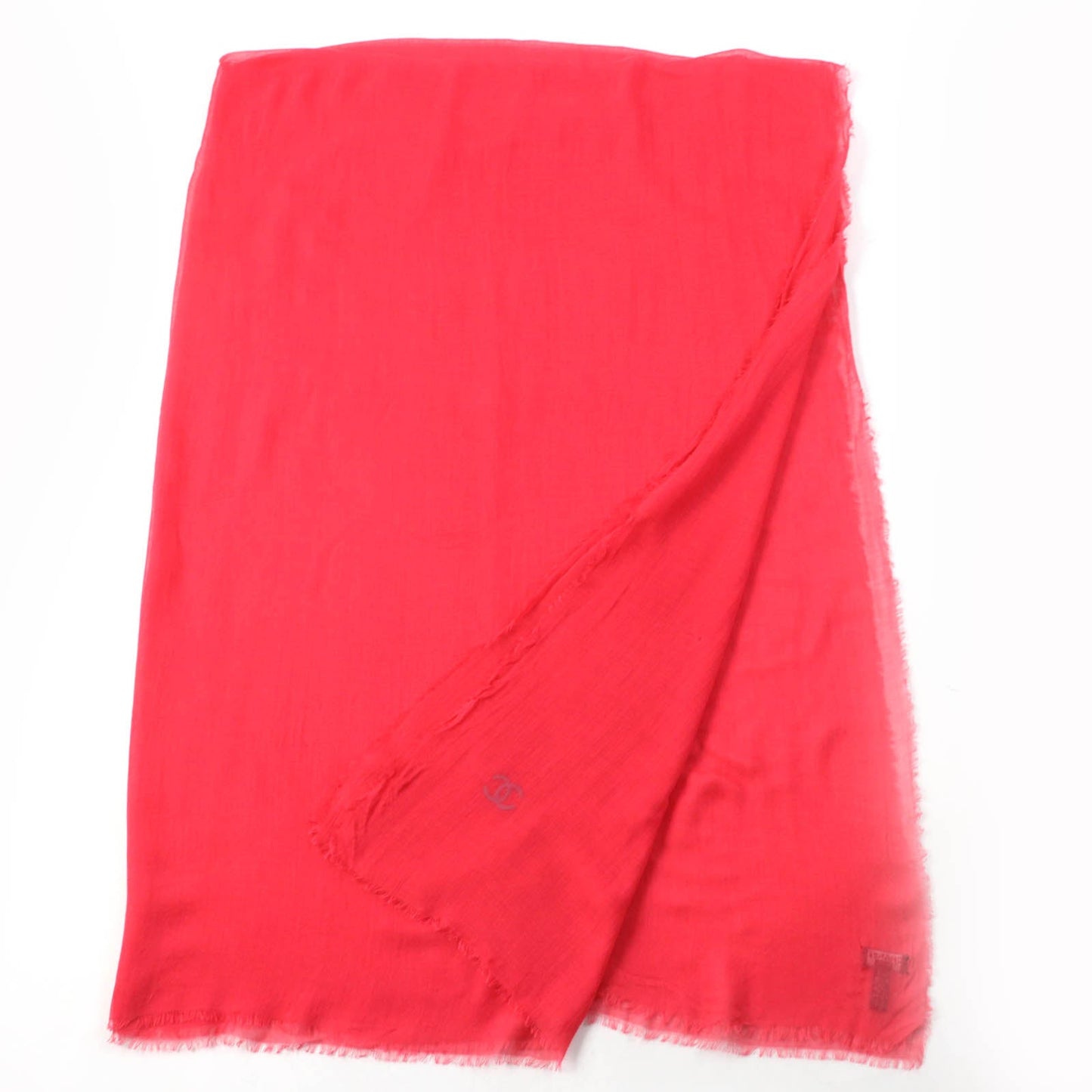 Chanel Modal Cashmere COCO Mark Scarf Shawl