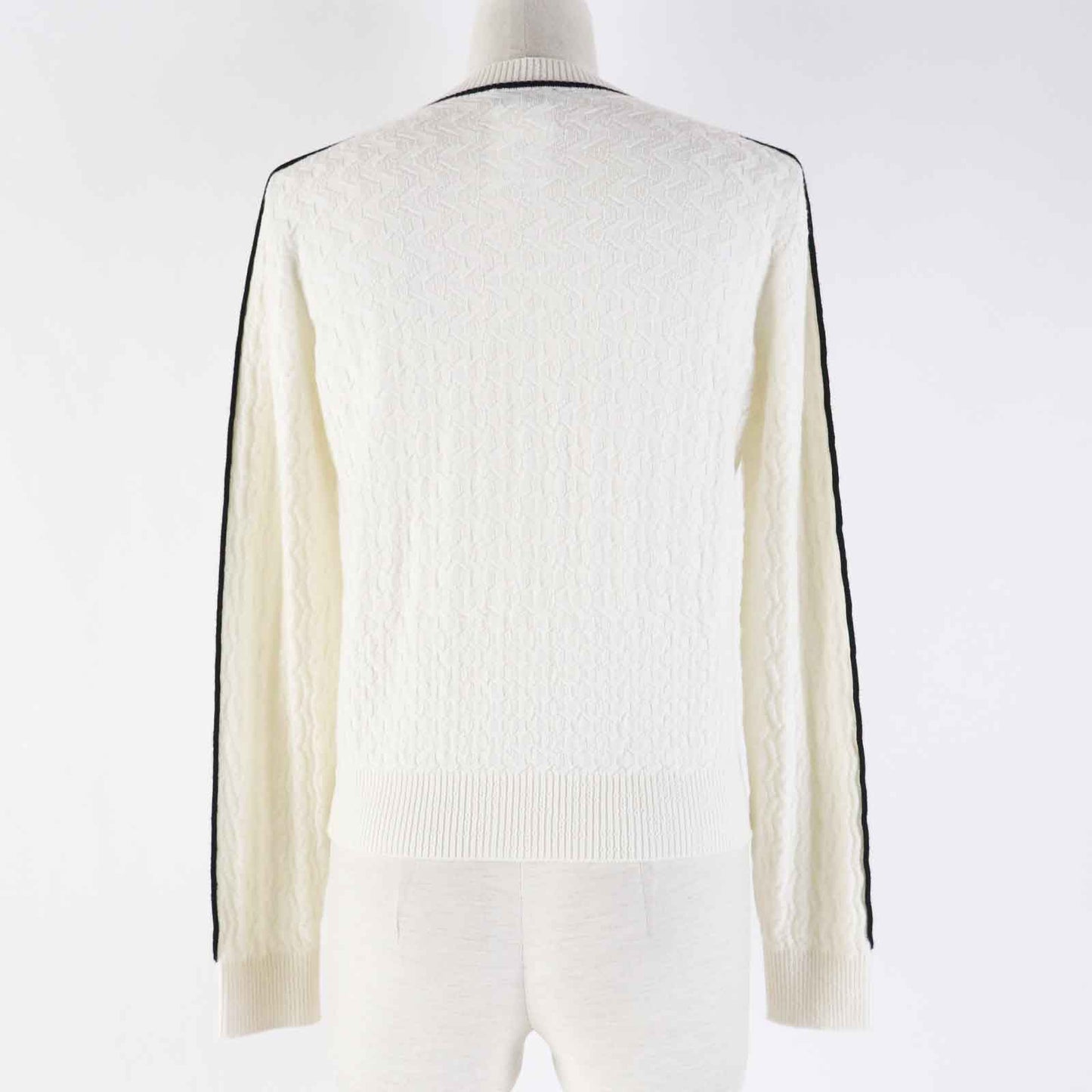 Chanel Camellia COCO Button Bicolor Knit Cardigan