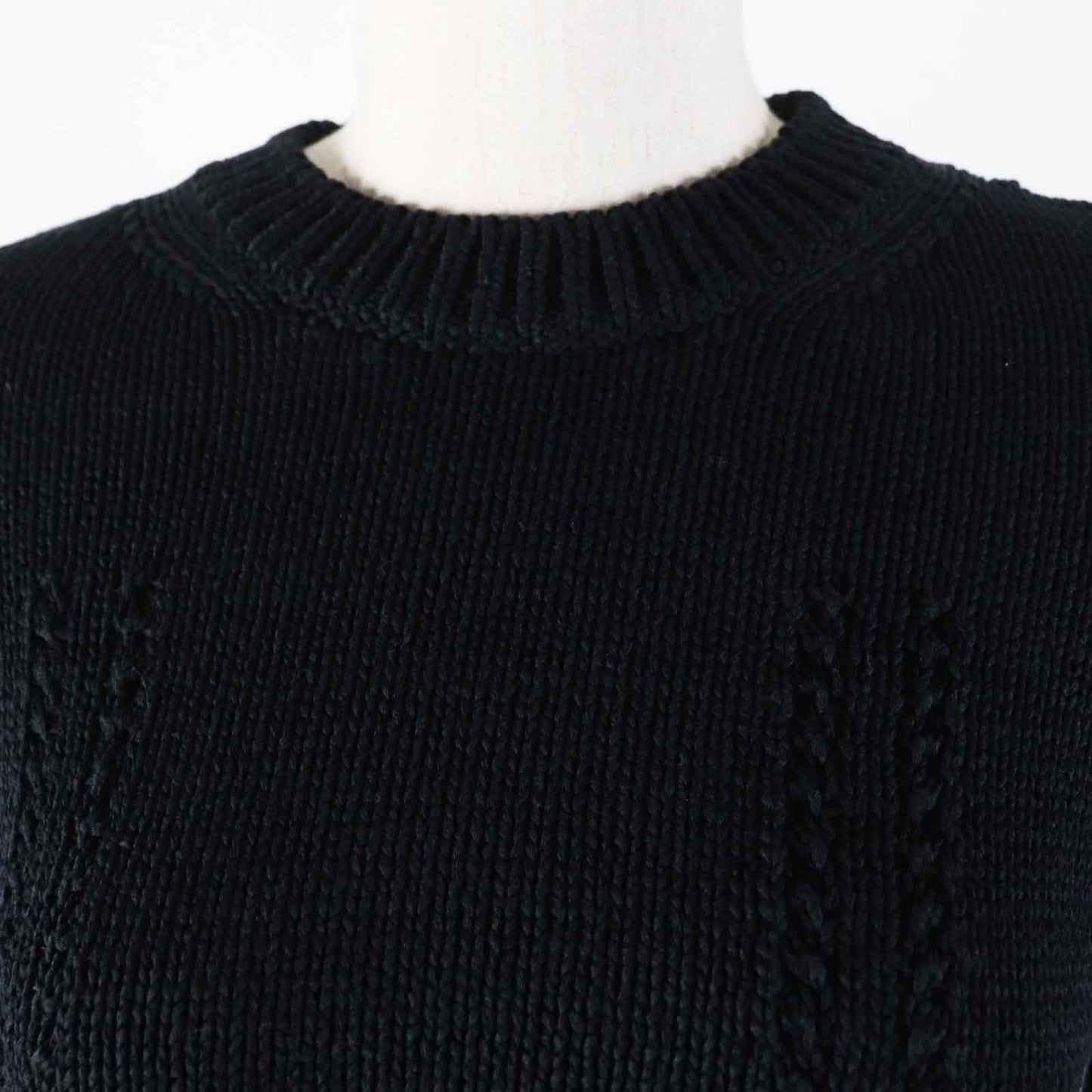 Chanel Black Knit Short Sleeve Top