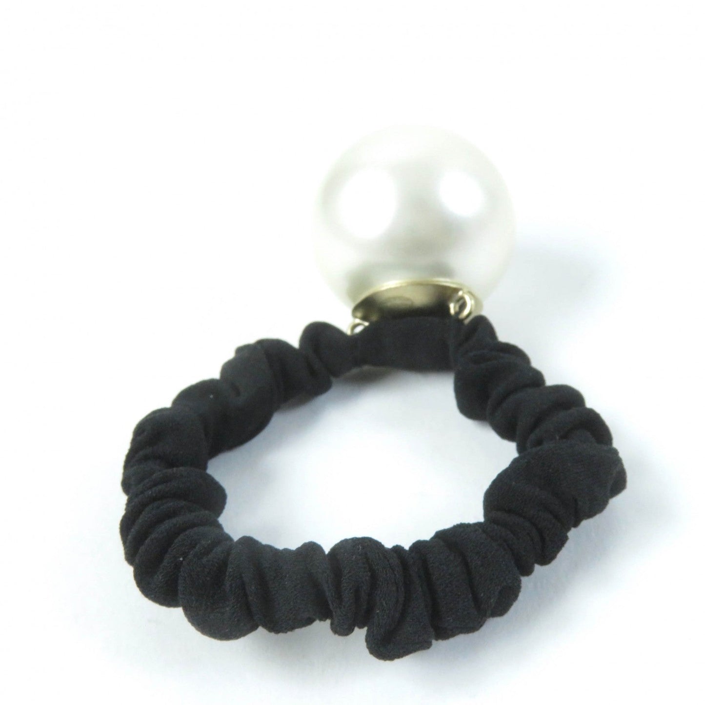 Chanel F21 Hair Tie with Pearl & COCO Mark