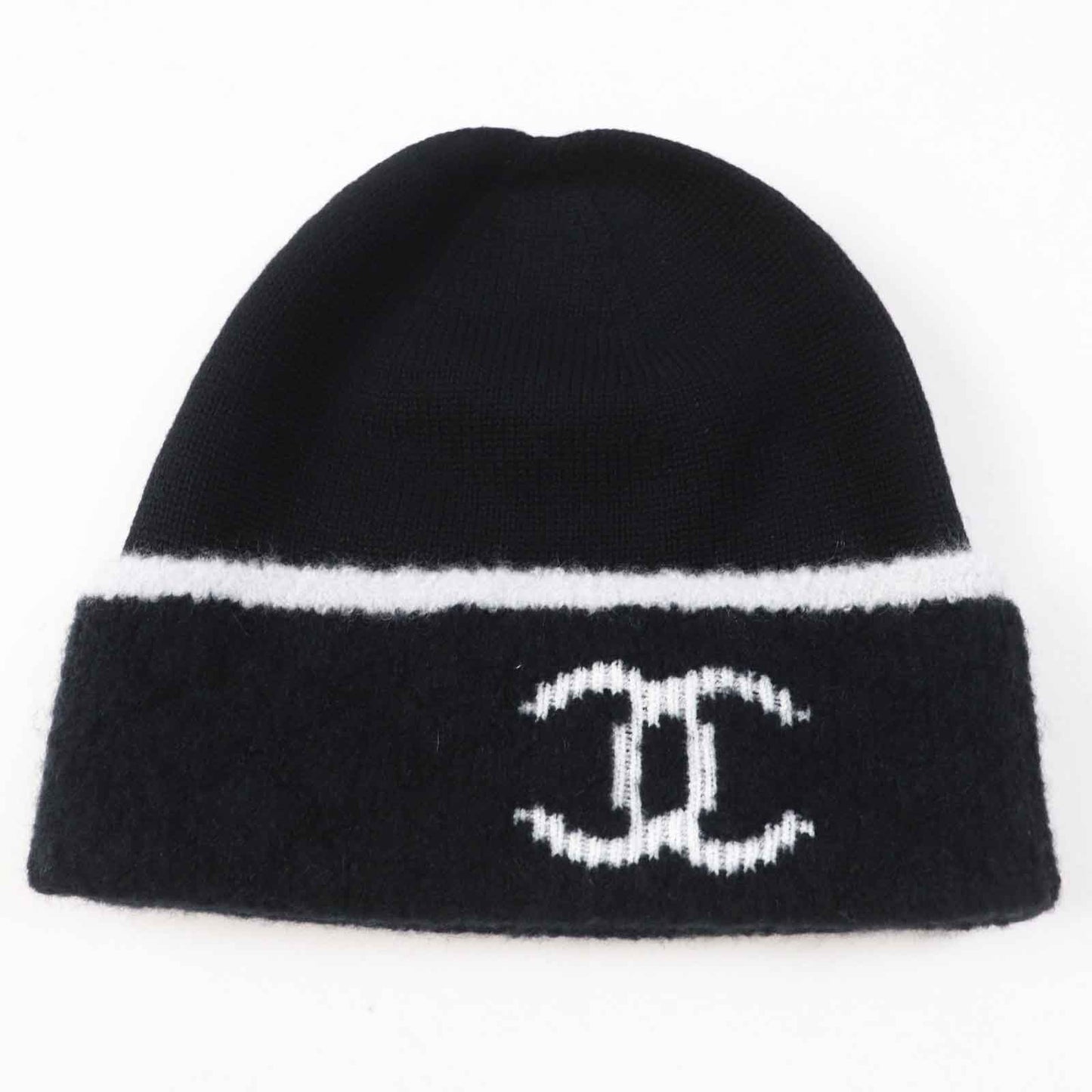 Chanel Wool Cashmere COCO Mark Bicolor Gloves