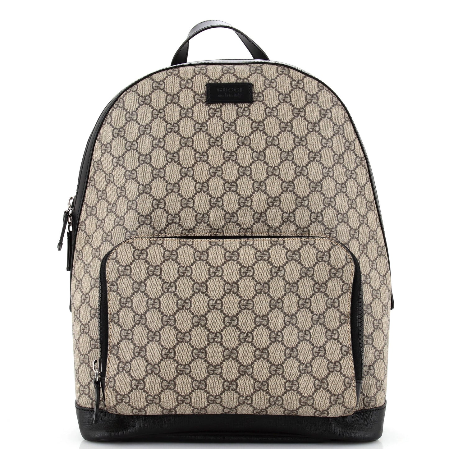 Luxury Gucci Trending 2025 Zip Pocket Backpack GG Coated Canvas Medium