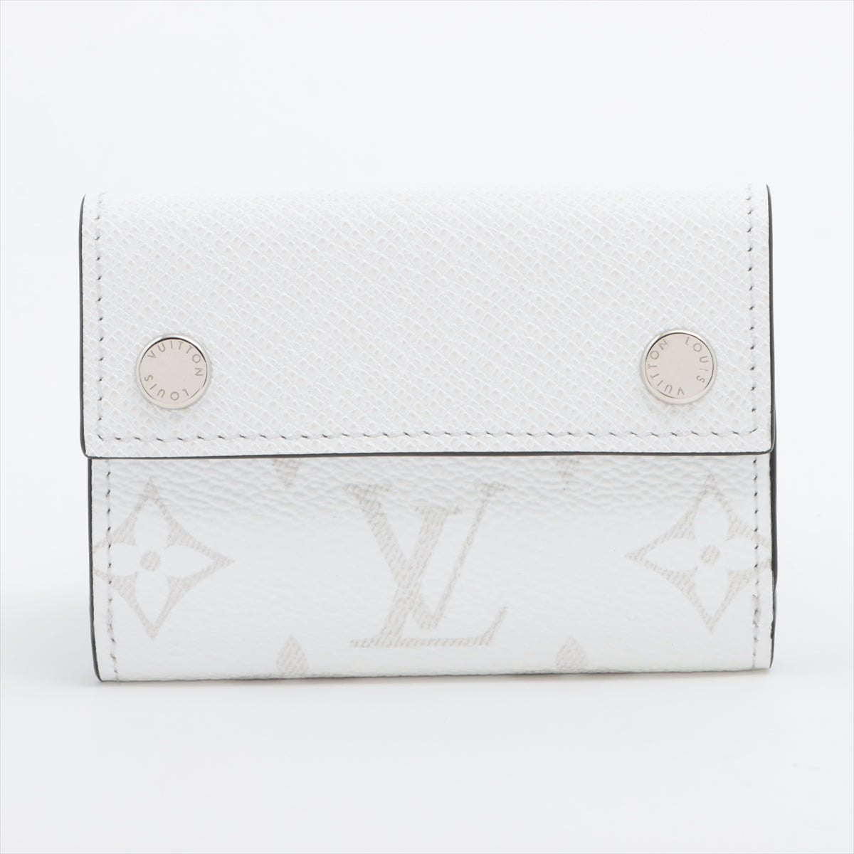 Louis Vuitton Taigaama Dialovery Compact Wallet   White Compact Wallet M30899